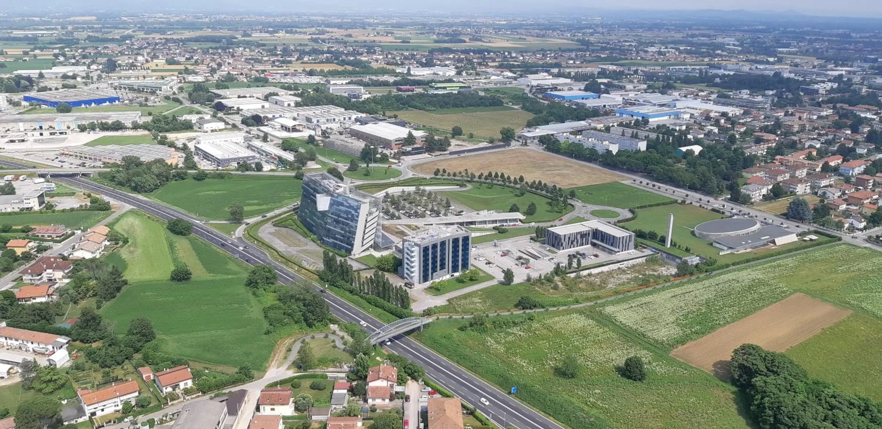 Bird's eye view, Bird's-eye View in Meditur Hotel Udine Nord