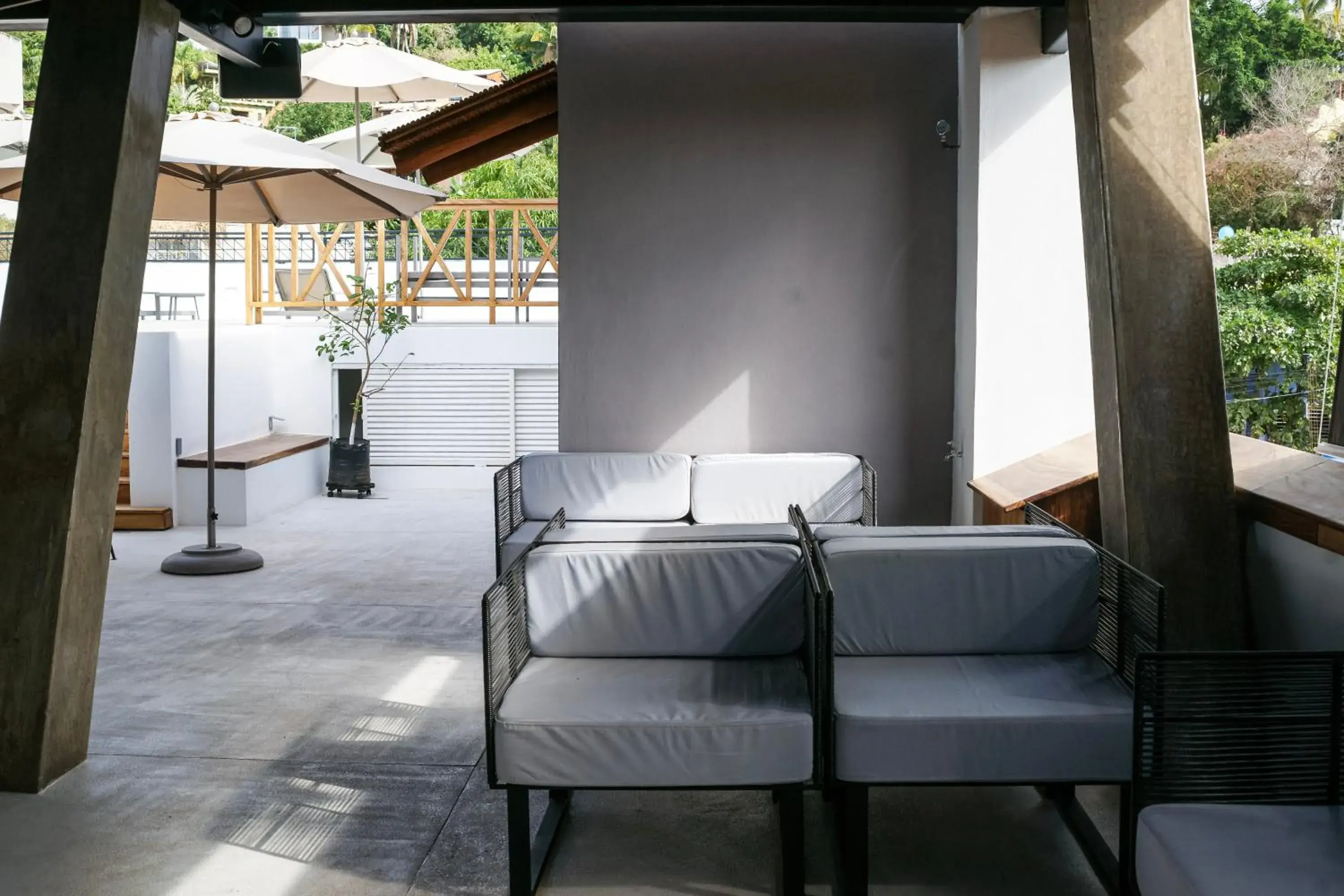Balcony/Terrace, Seating Area in Ximena Hotel Boutique