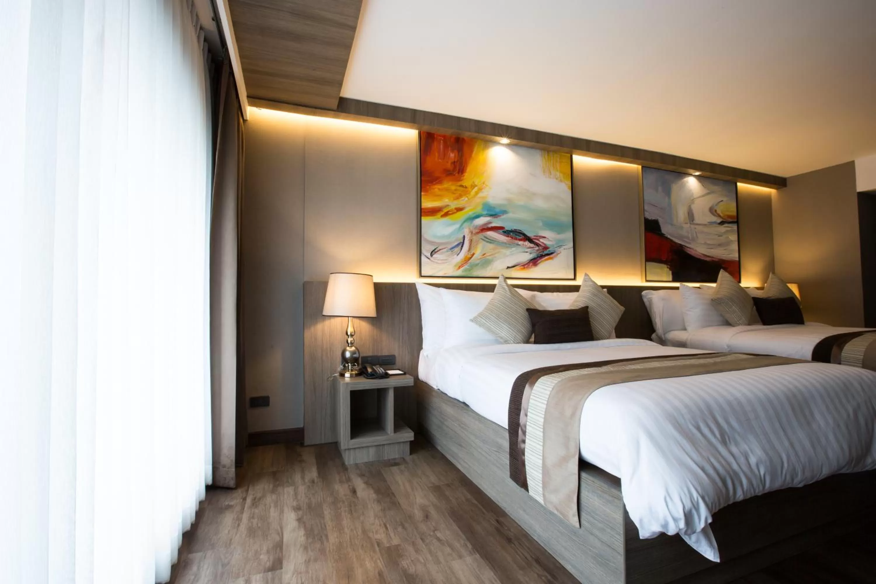 Bedroom, Bed in Arte Hotel - SHA Extra Plus
