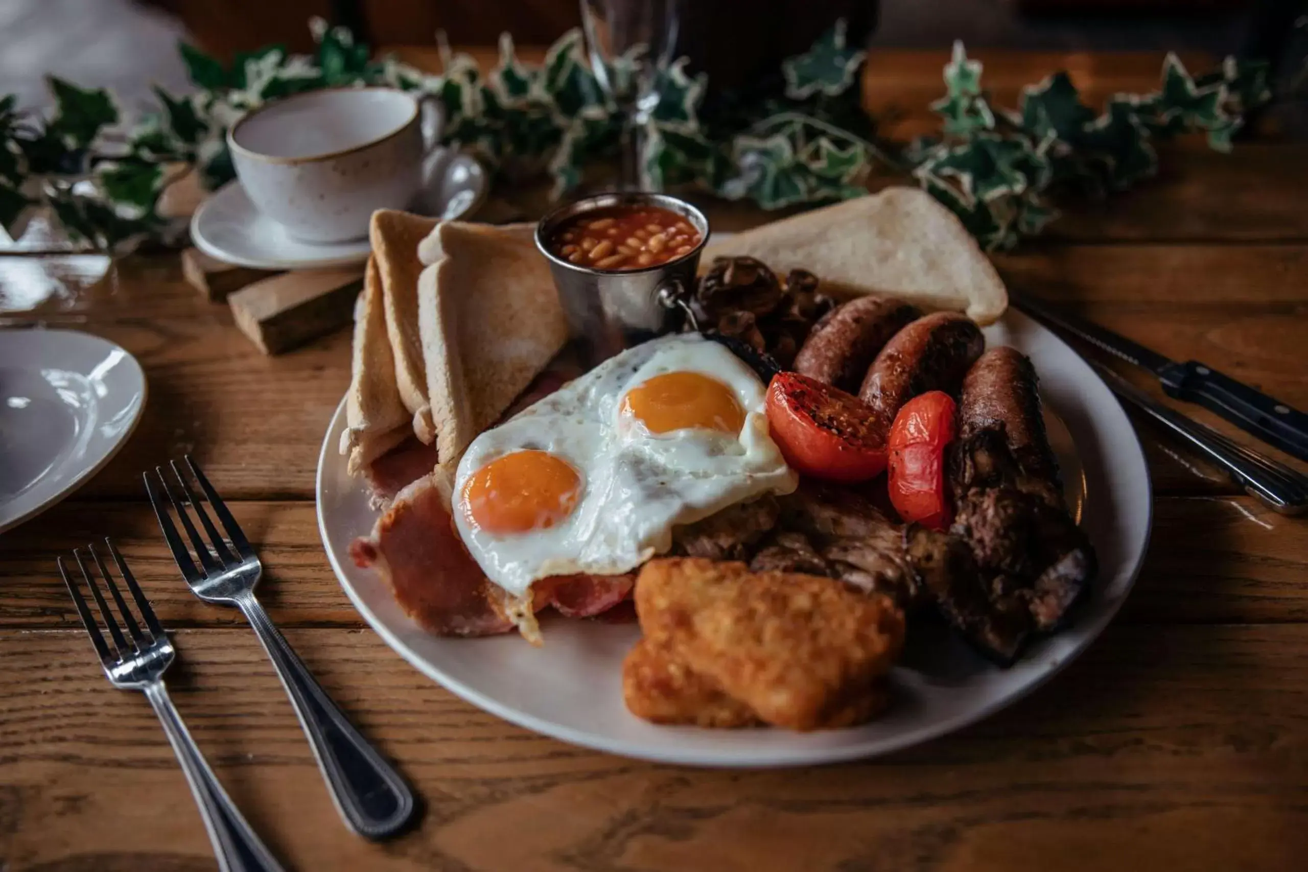 Food close-up in South Causey Inn