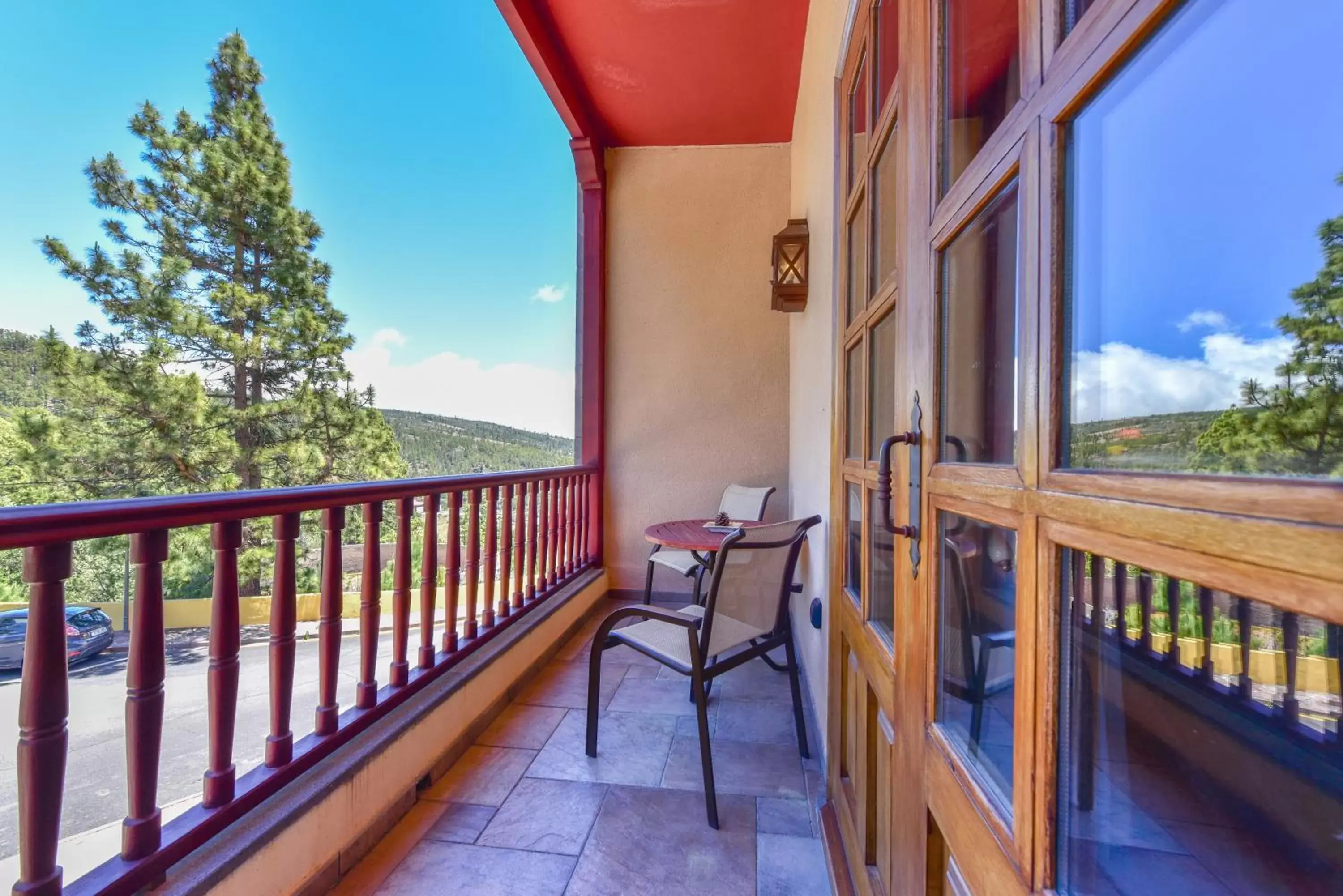 Balcony/Terrace in Hotel Spa Villalba