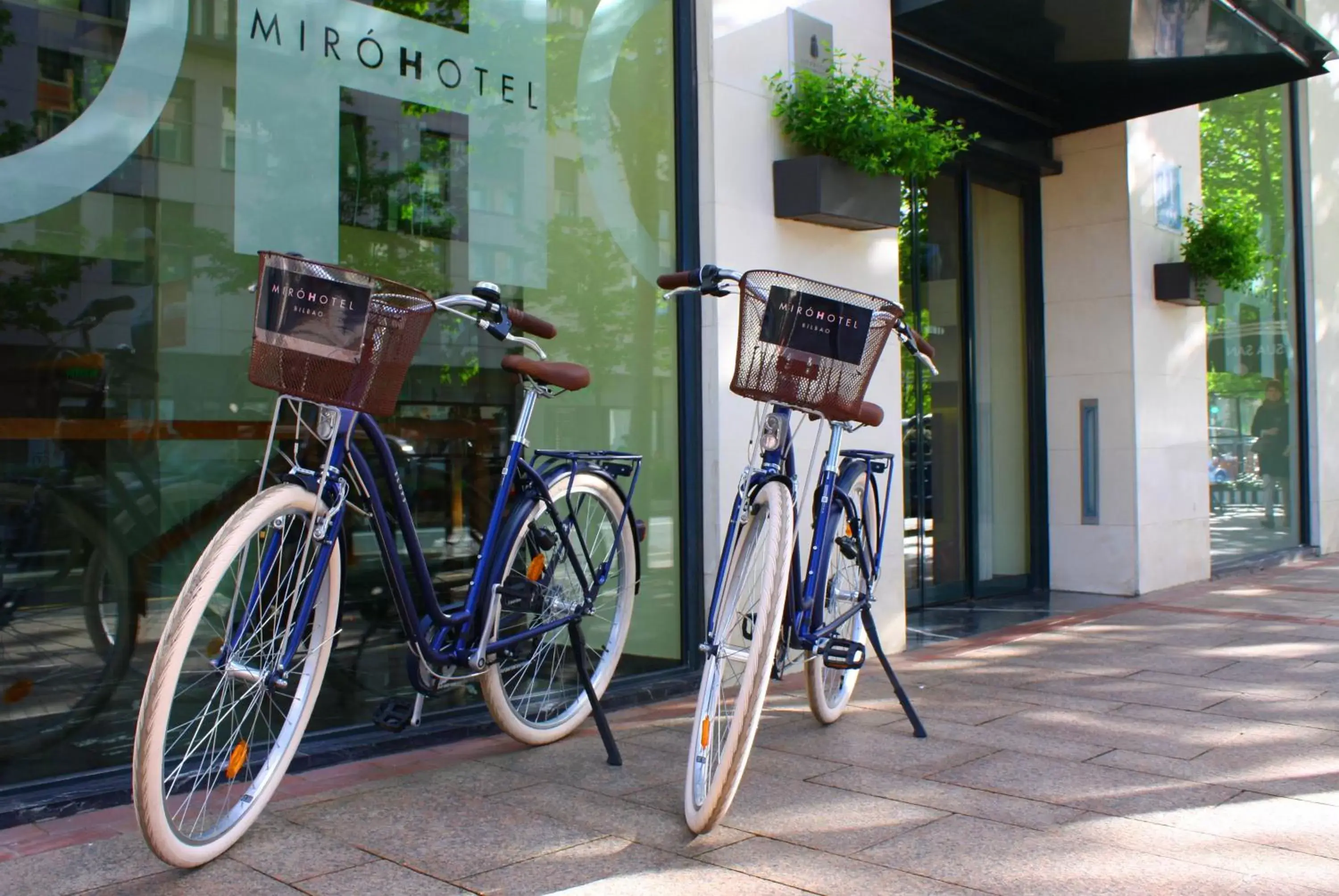 Property building, Biking in Hotel Miró