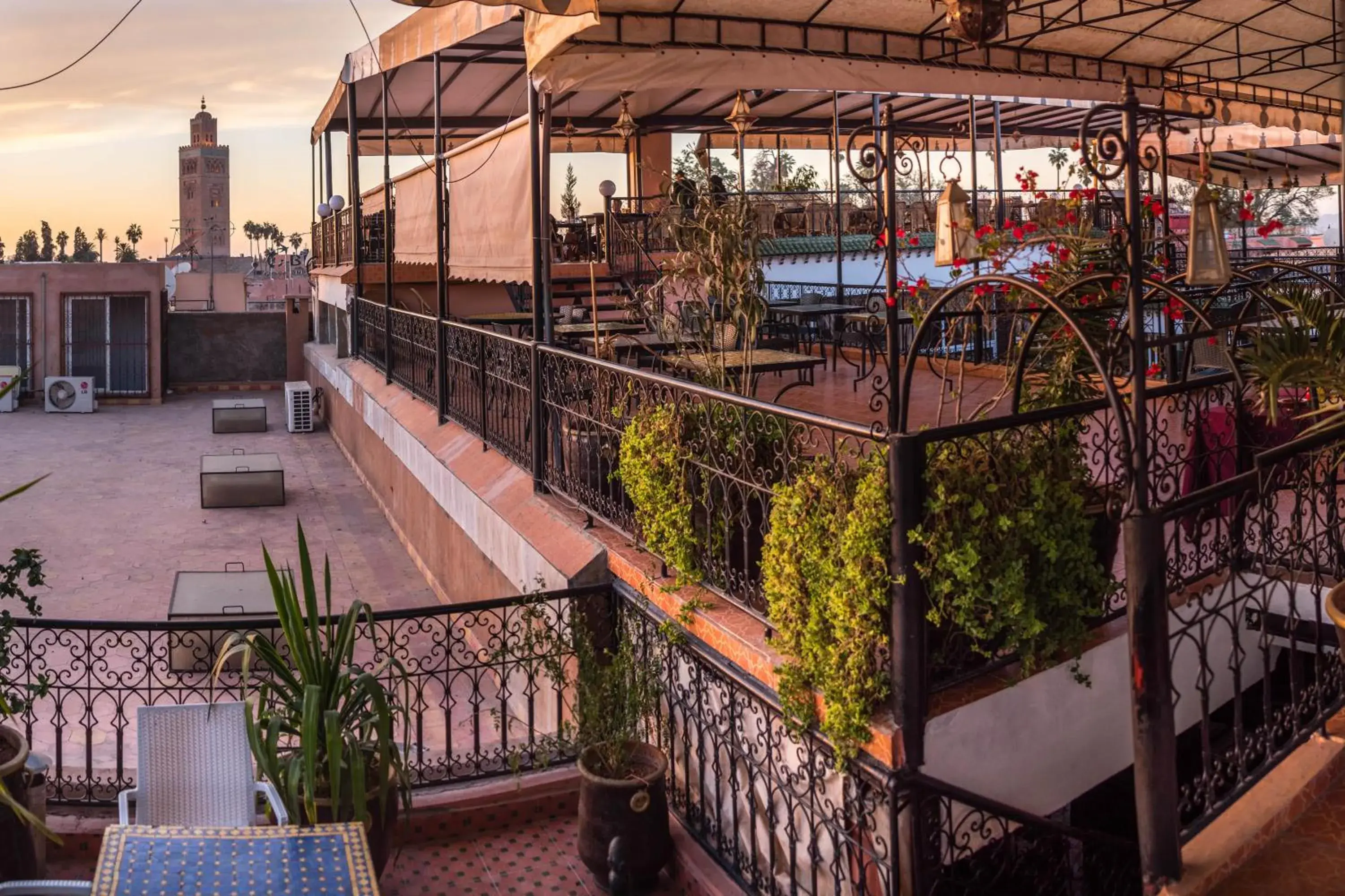 Balcony/Terrace in Riad Omar