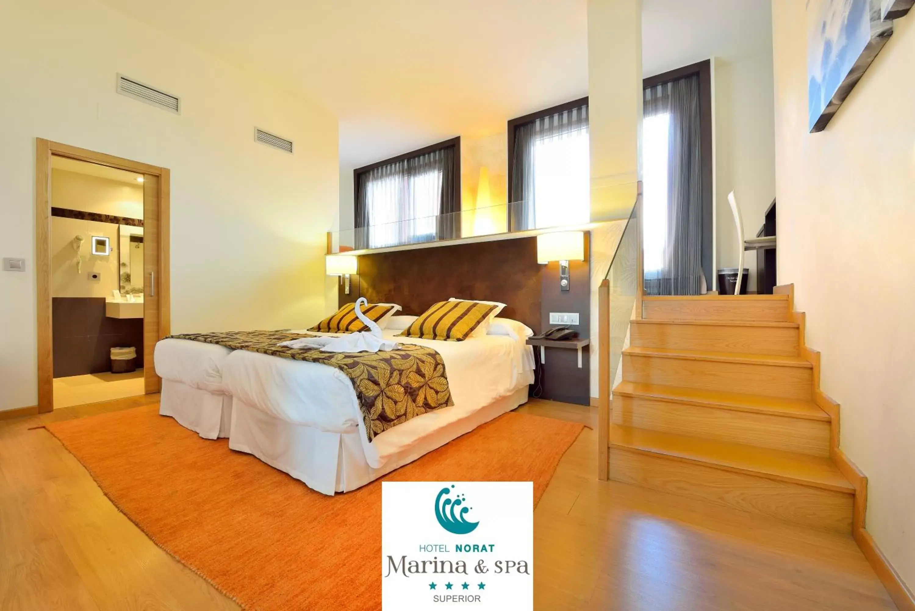 Photo of the whole room, Bed in Hotel Norat Marina & Spa 4* Superior