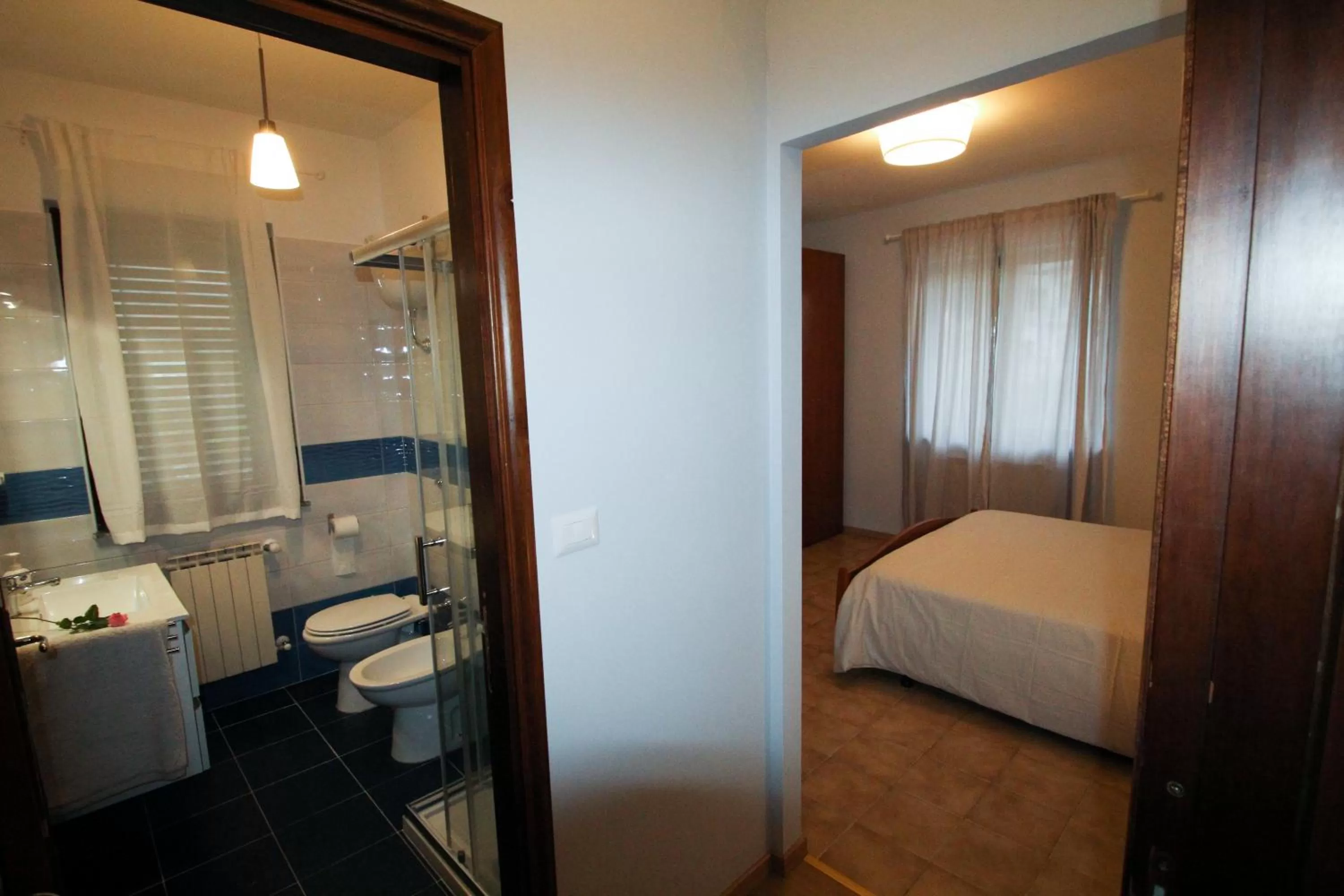 Bathroom, Bed in AceroRosso B&B