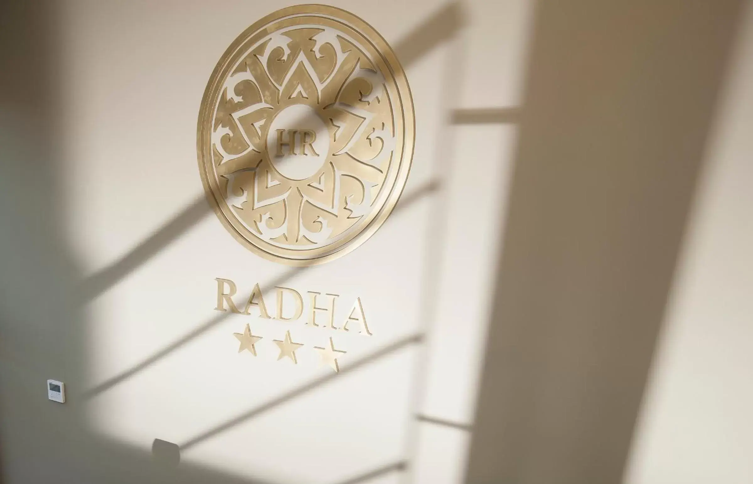 Lobby or reception, Property Logo/Sign in Hotel Radha