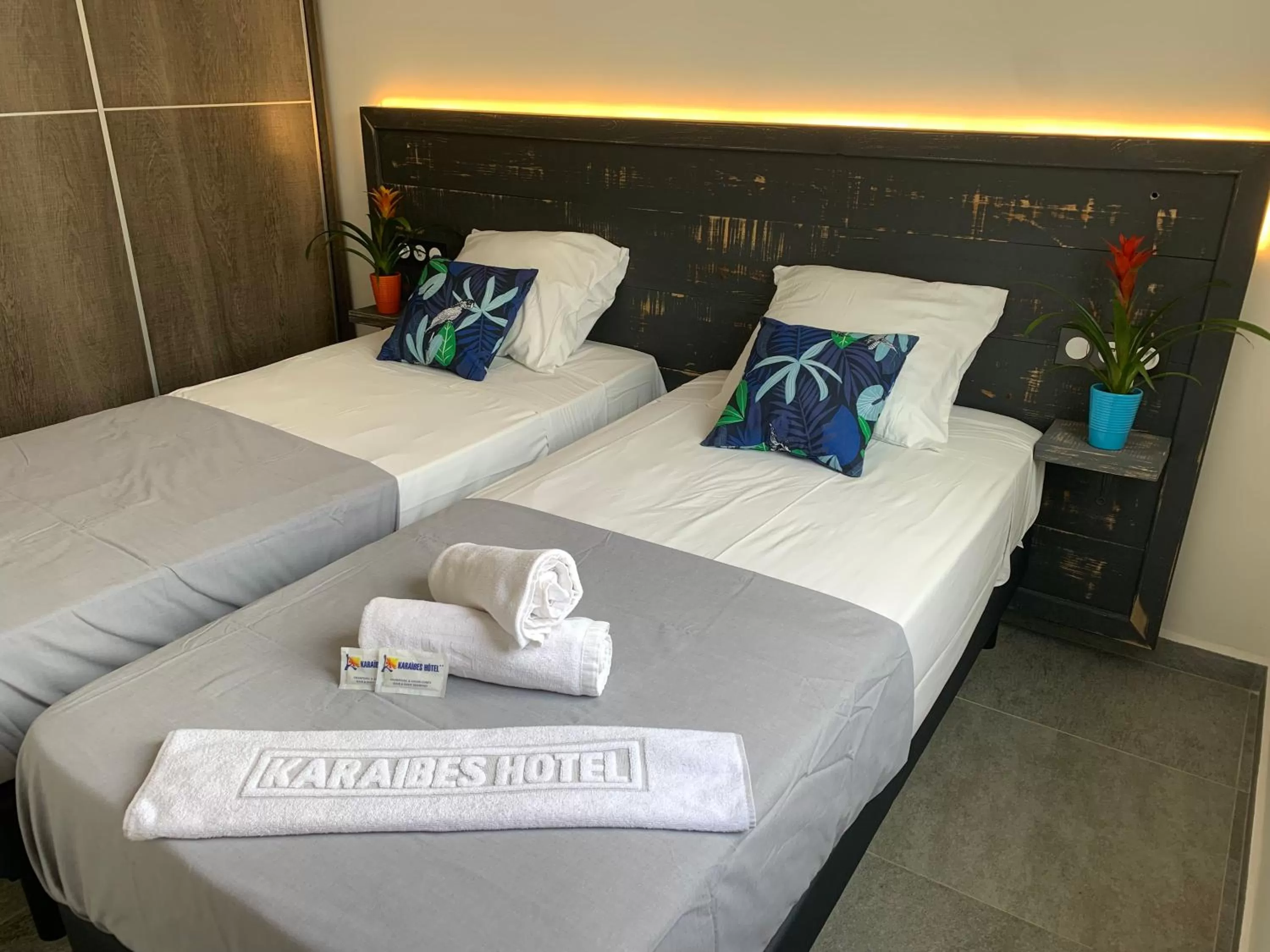 Bed in Karaibes Residence