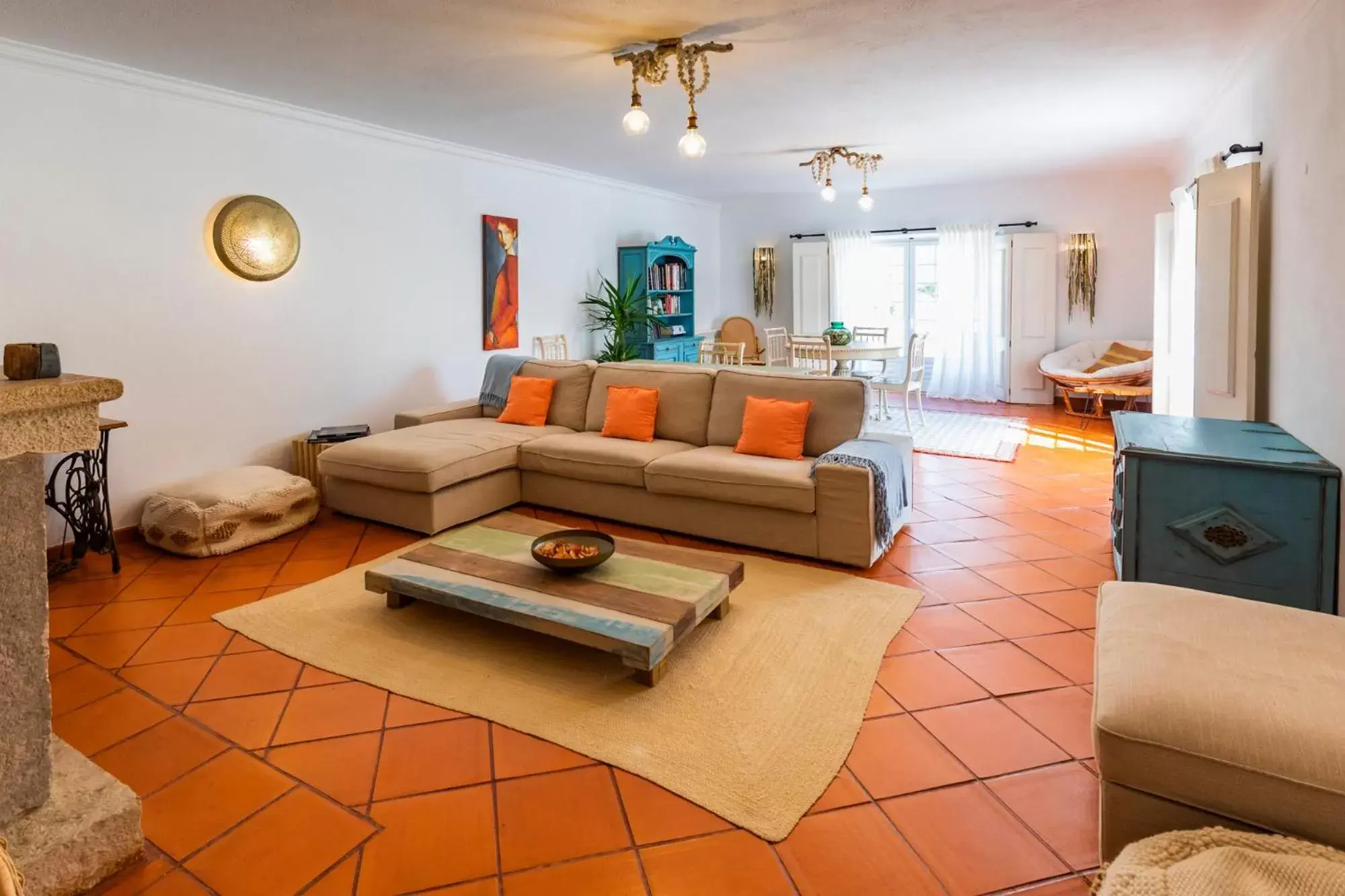 Living room, Seating Area in Quinta do Pé Descalço Guesthouse Sintra