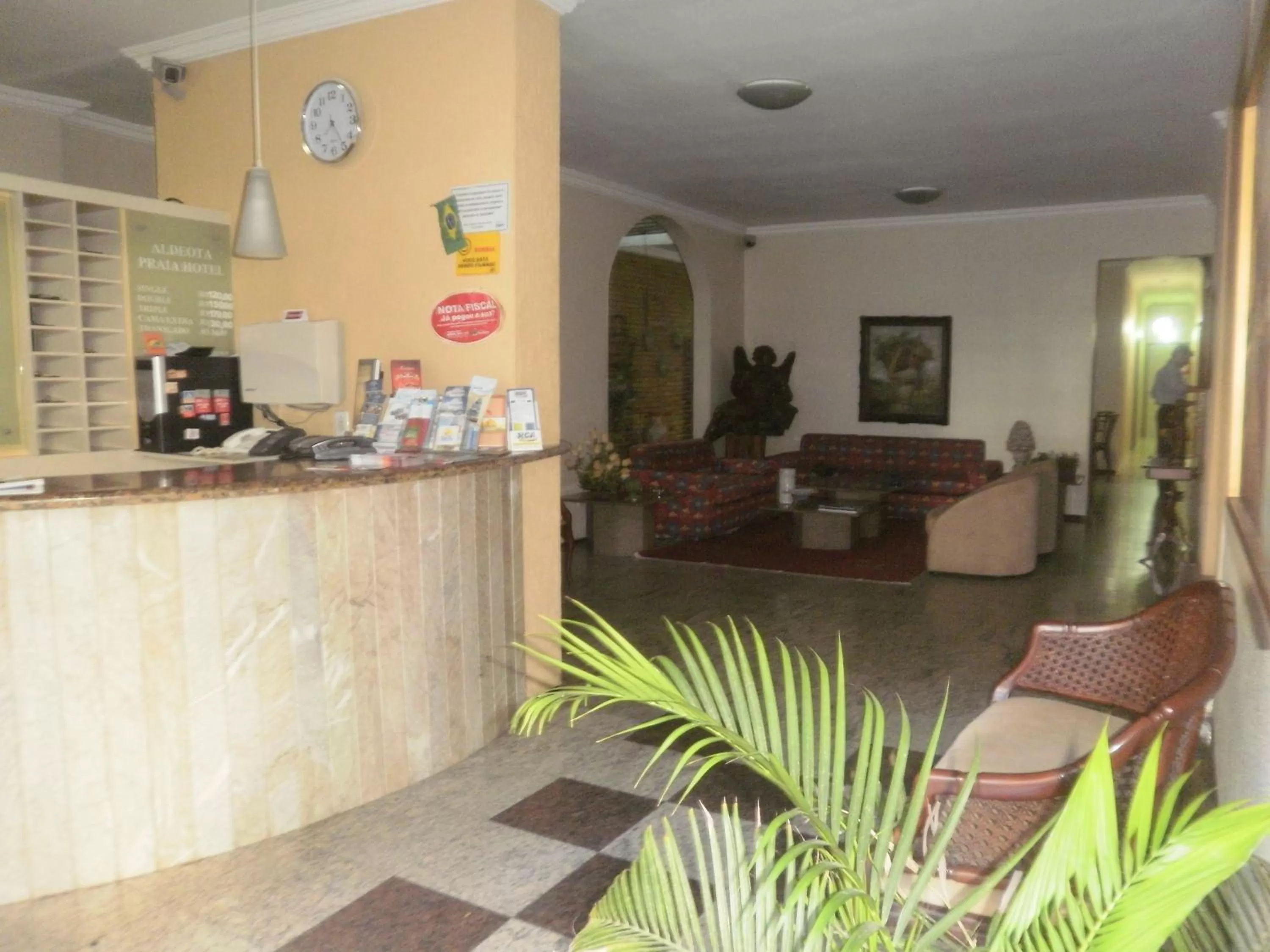 Lobby or reception in Aldeota Praia Hotel