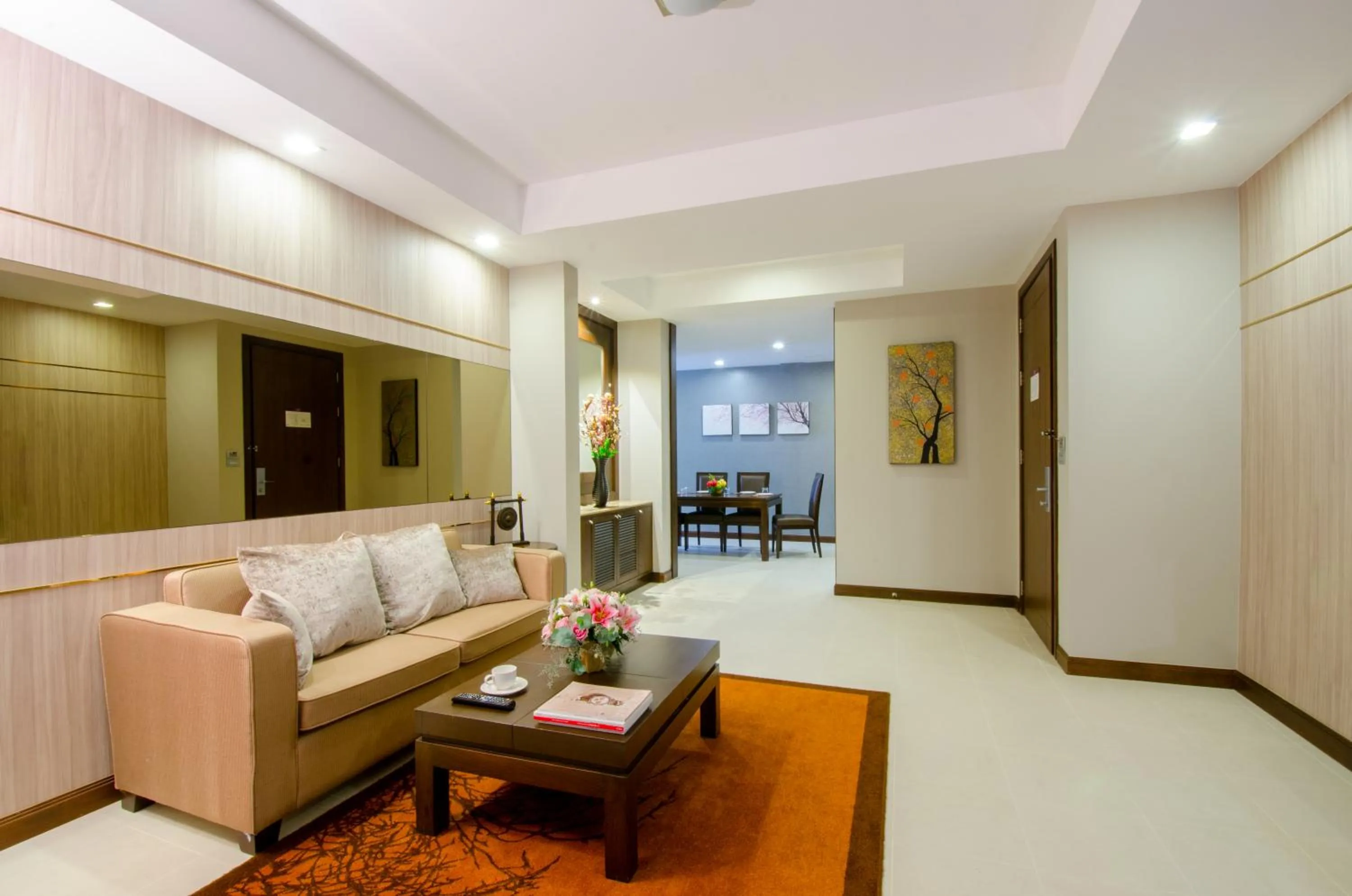Living room in Grand Mercure Bangkok Asoke Residence
