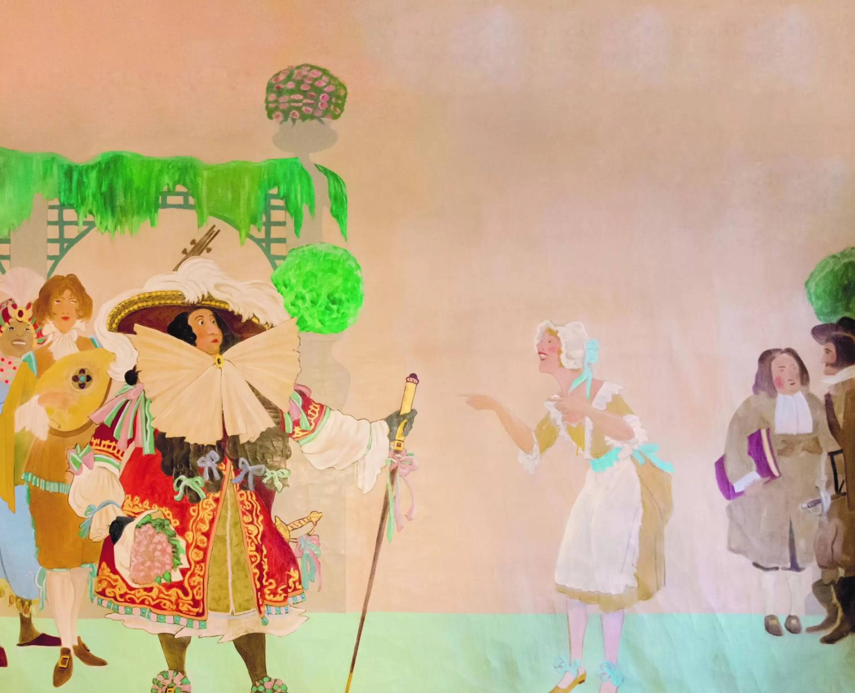 Decorative detail in Le Grand Hôtel Molière