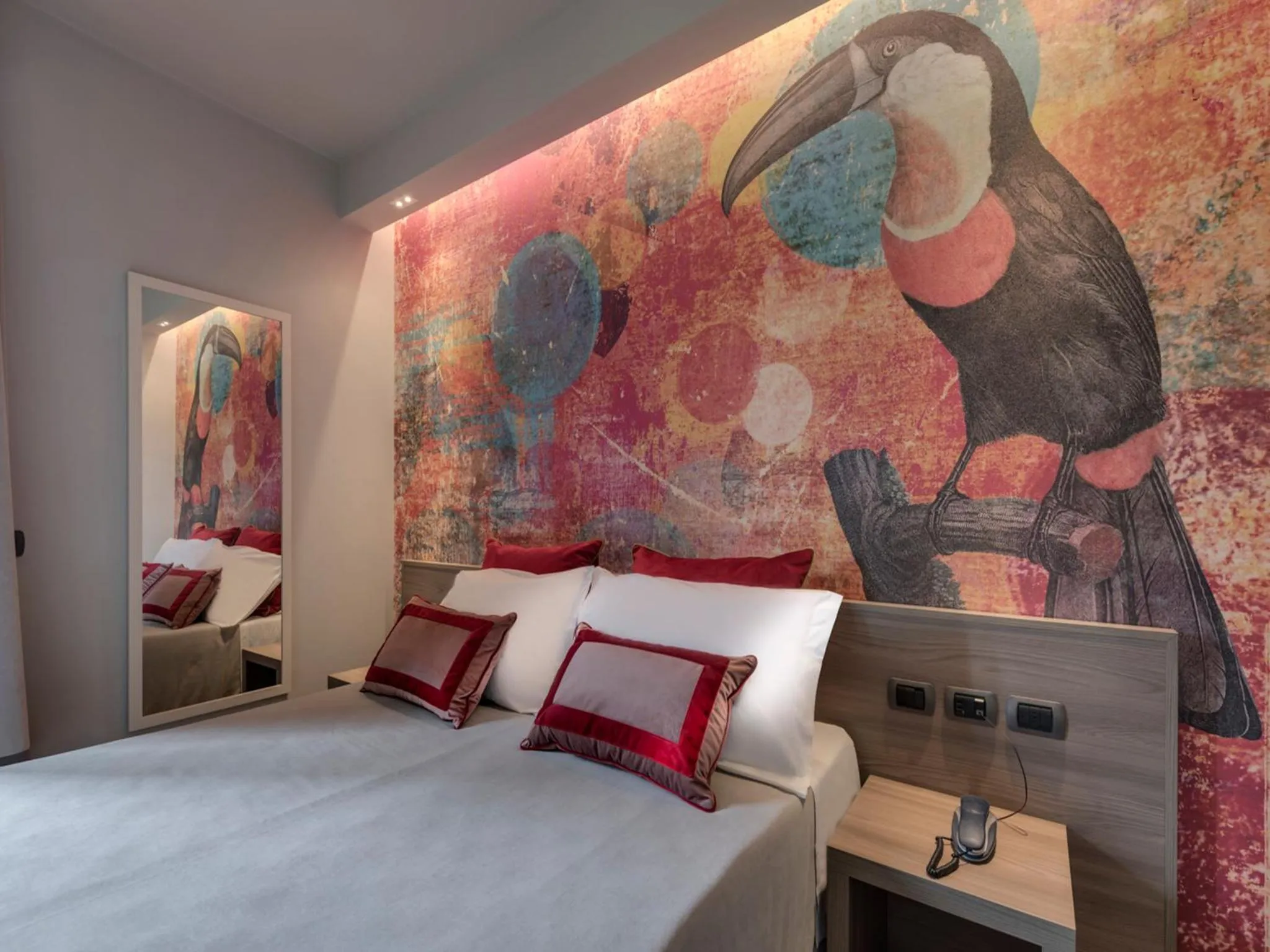 Bedroom, Bed in Hotel & Restaurant Casolare Le Terre Rosse