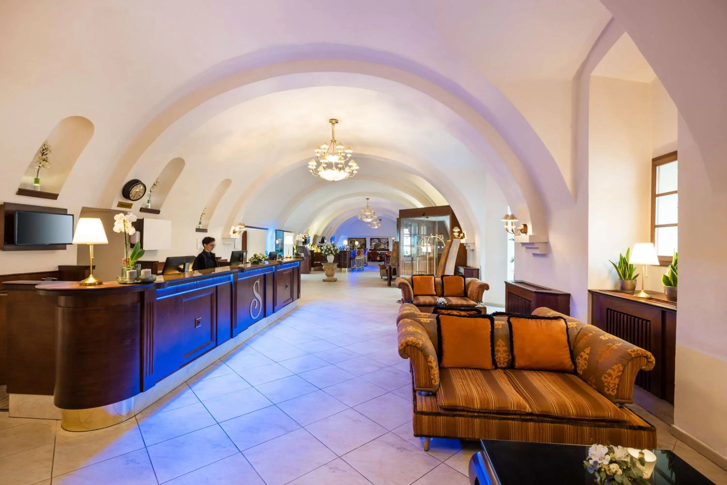 Lobby or reception in Lindner Hotel Prague Castle, part of JdV by Hyatt