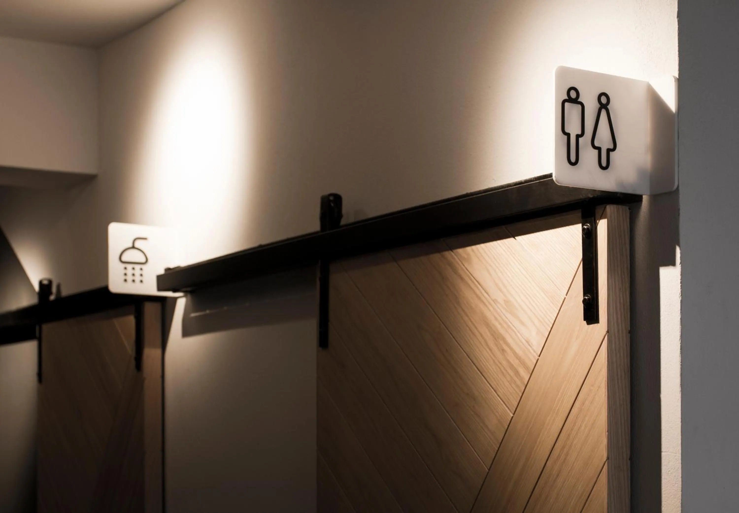 Bathroom in Bed One Block Hostel