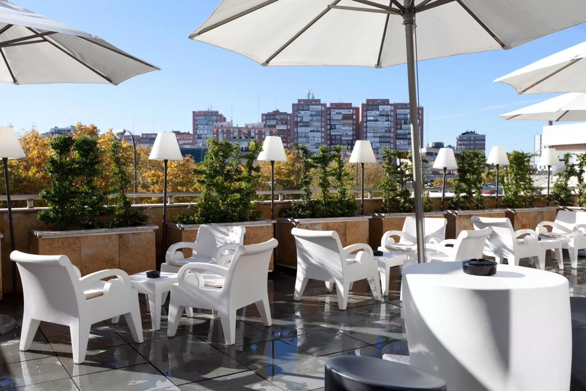 Patio in Hotel Villamadrid