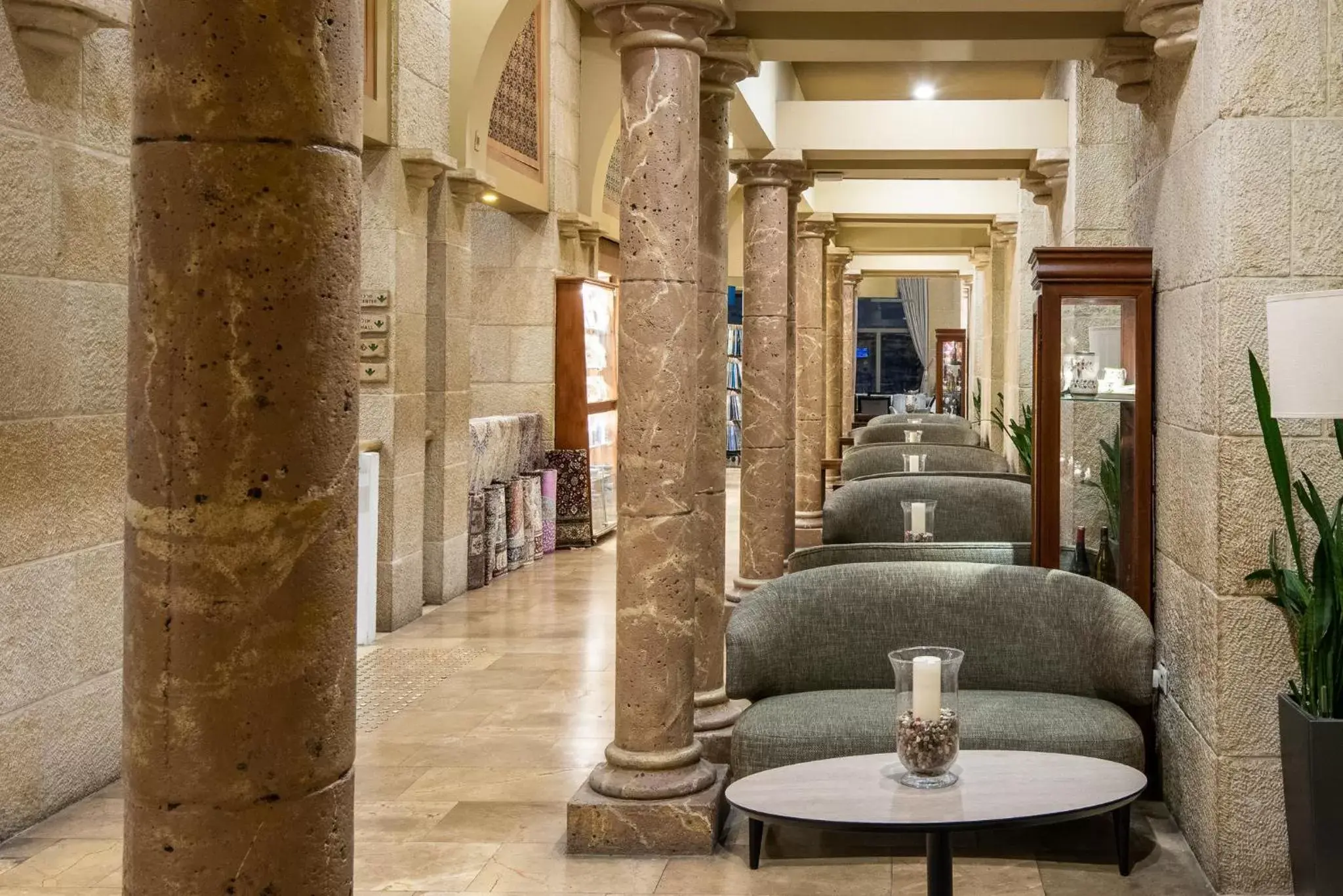 Seating area in Olive Tree Hotel