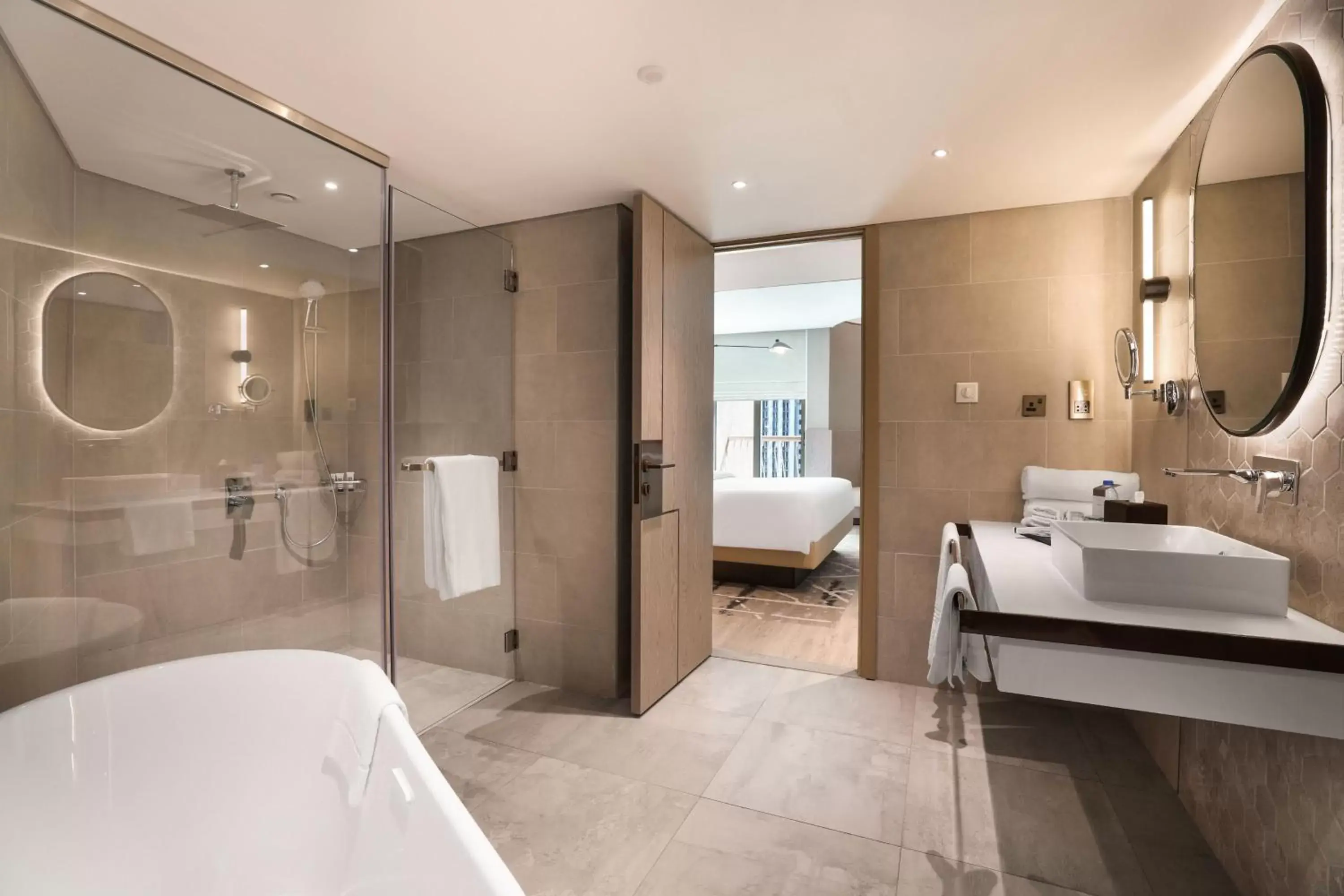 Photo of the whole room, Bathroom in Sheraton Abu Dhabi Hotel & Resort