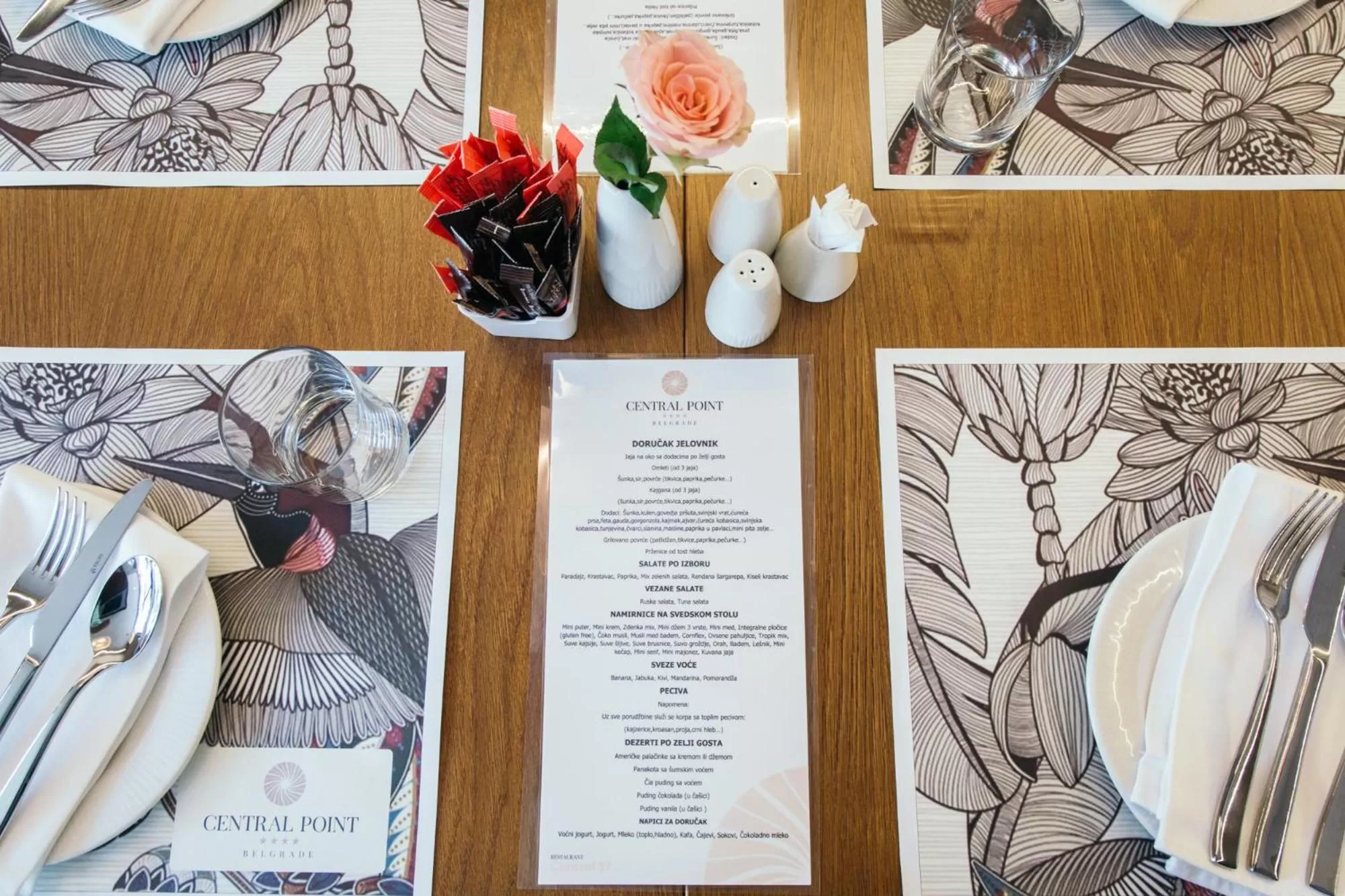 Breakfast in Central Point Hotel Beograd