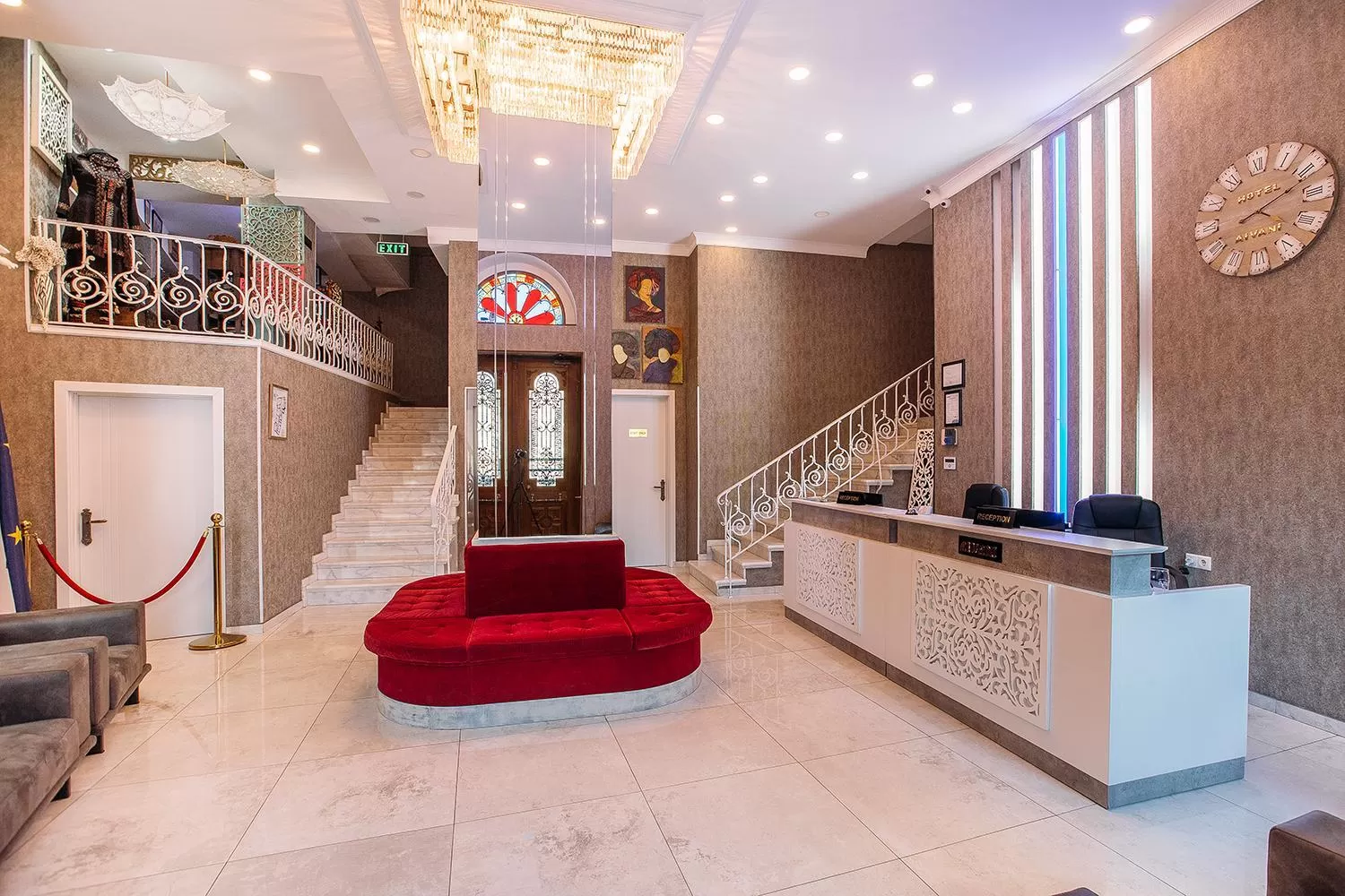 Living room in Hotel Aivani Old Tbilisi