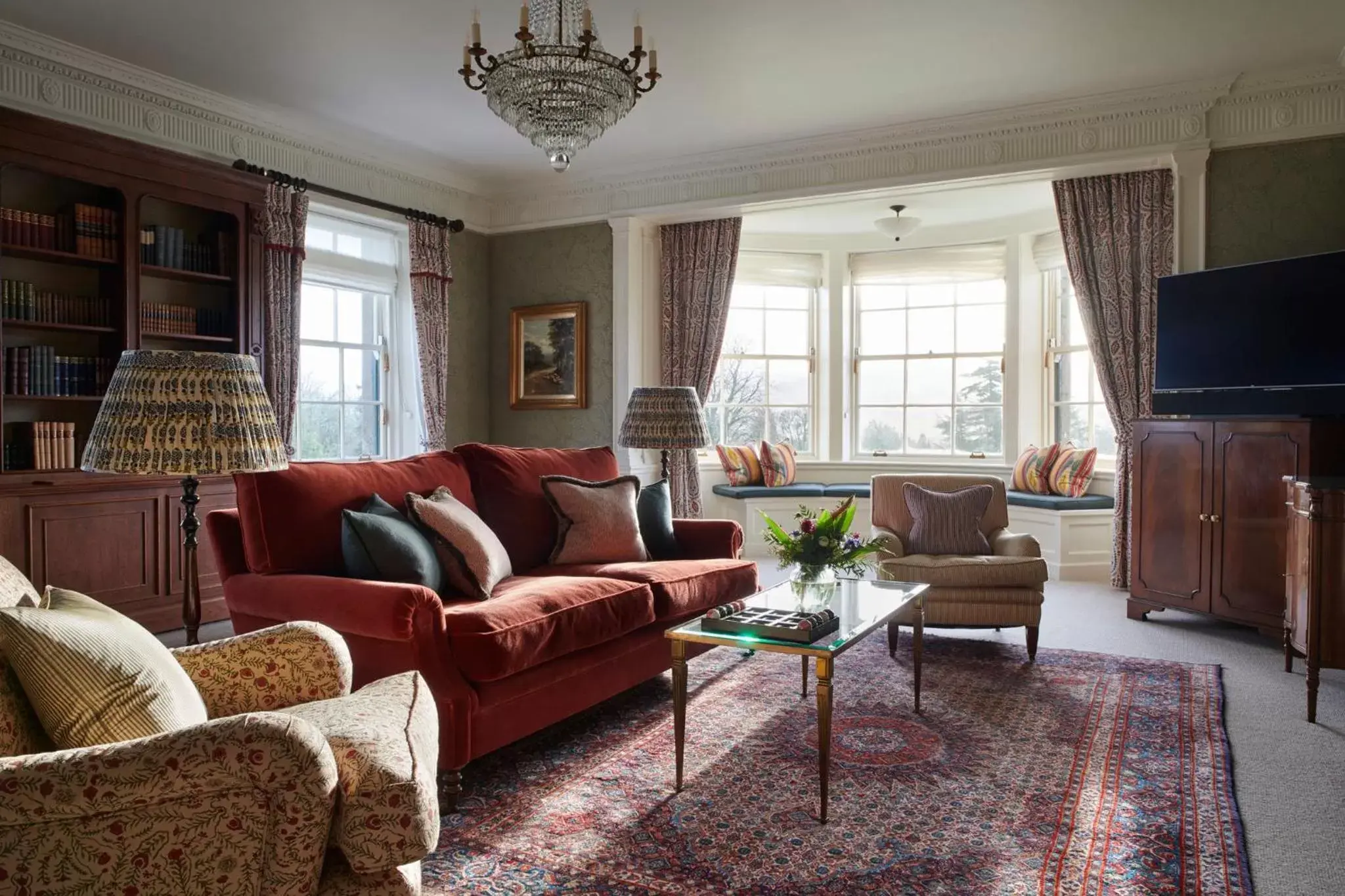 Living room, Seating Area in The Gleneagles Hotel