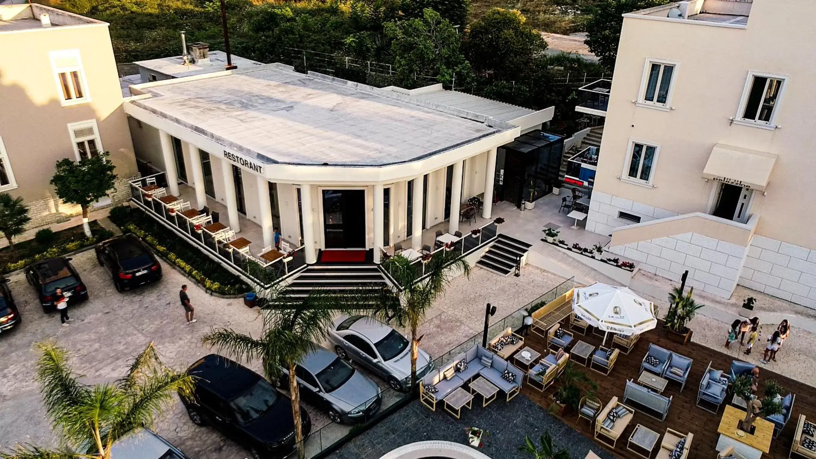 Restaurant/places to eat, Bird's-eye View in Le Palazzine Hotel