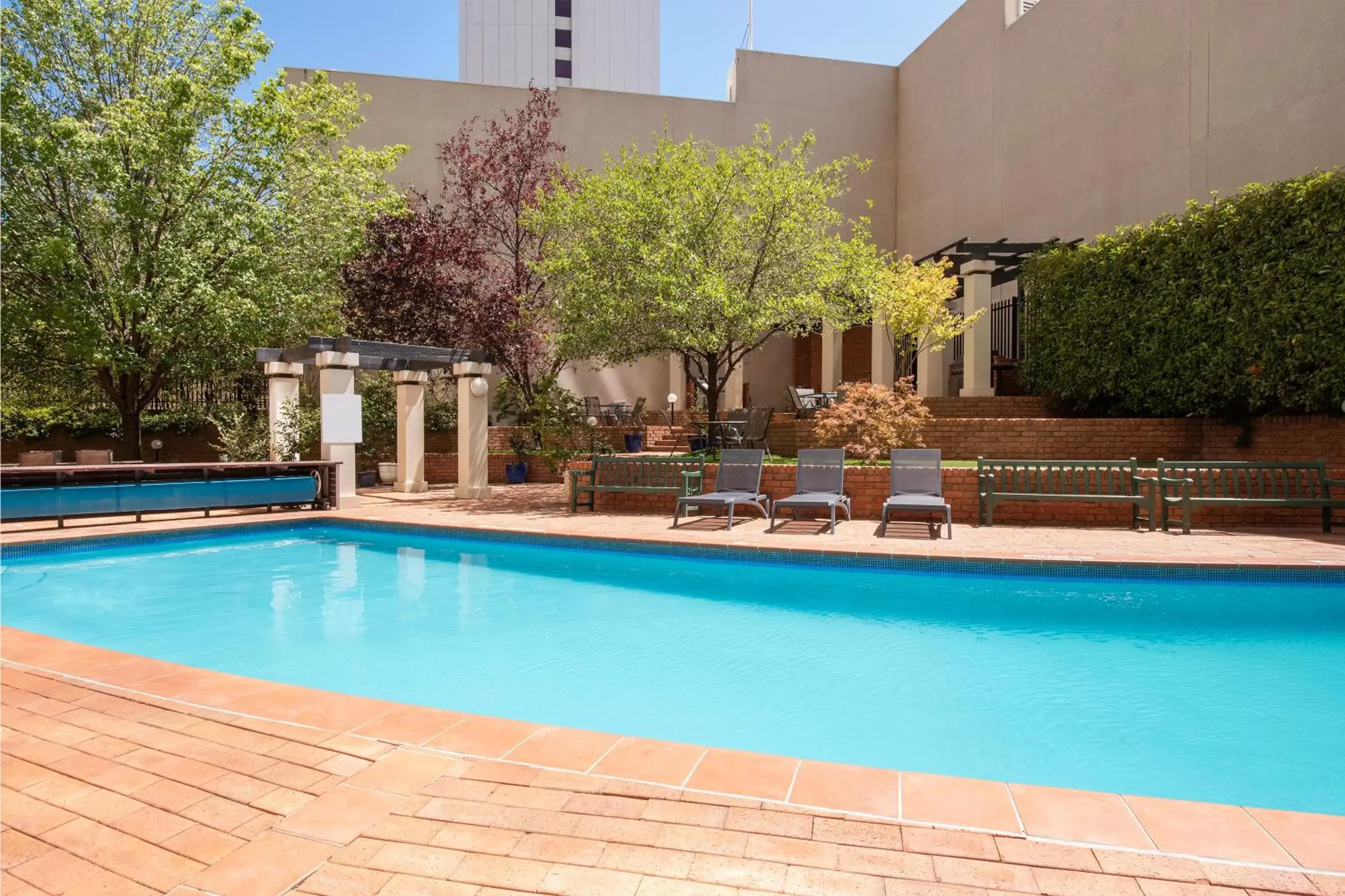 Swimming Pool in BreakFree Capital Tower Apartments