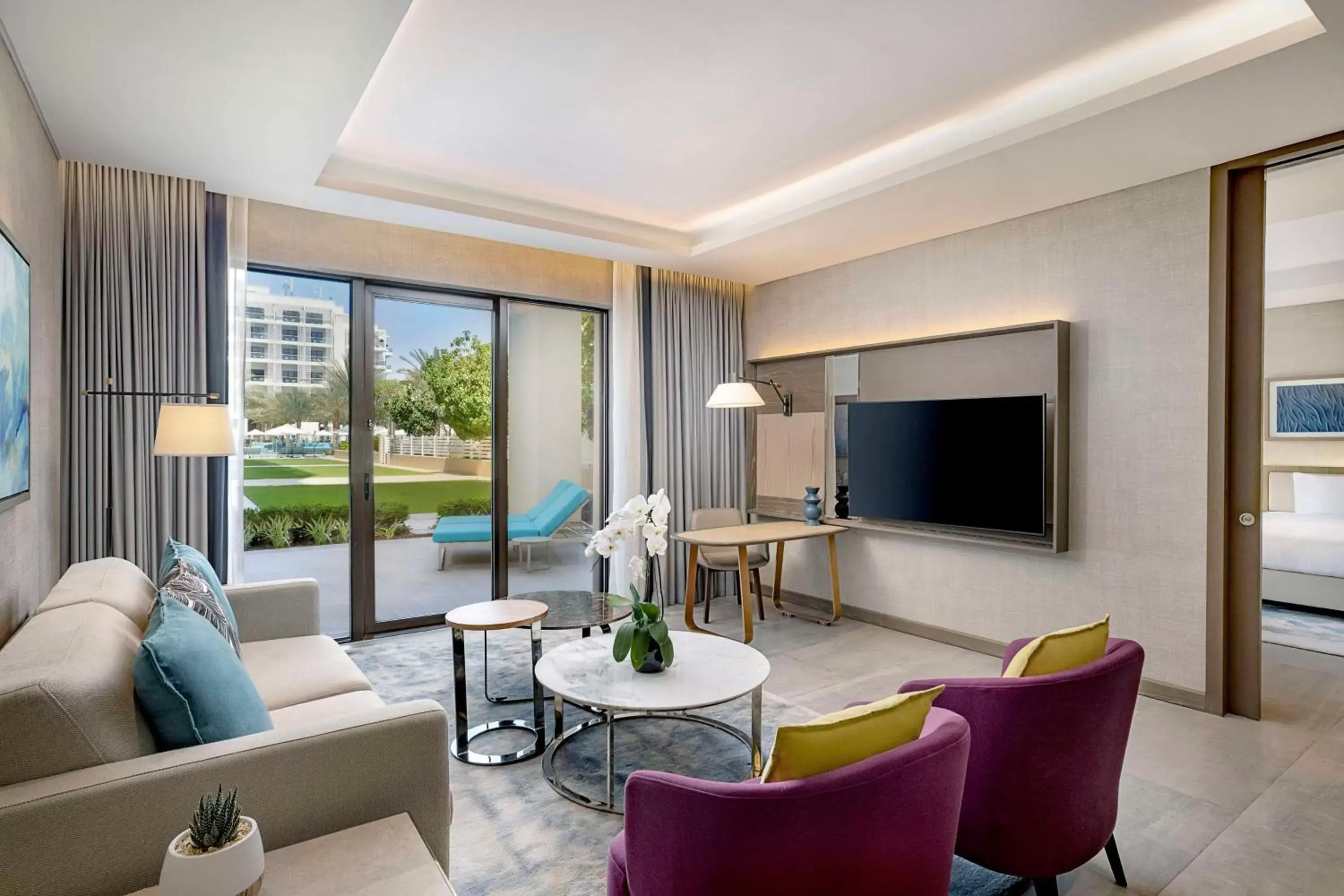 TV and multimedia, Seating Area in Hilton Abu Dhabi Yas Island