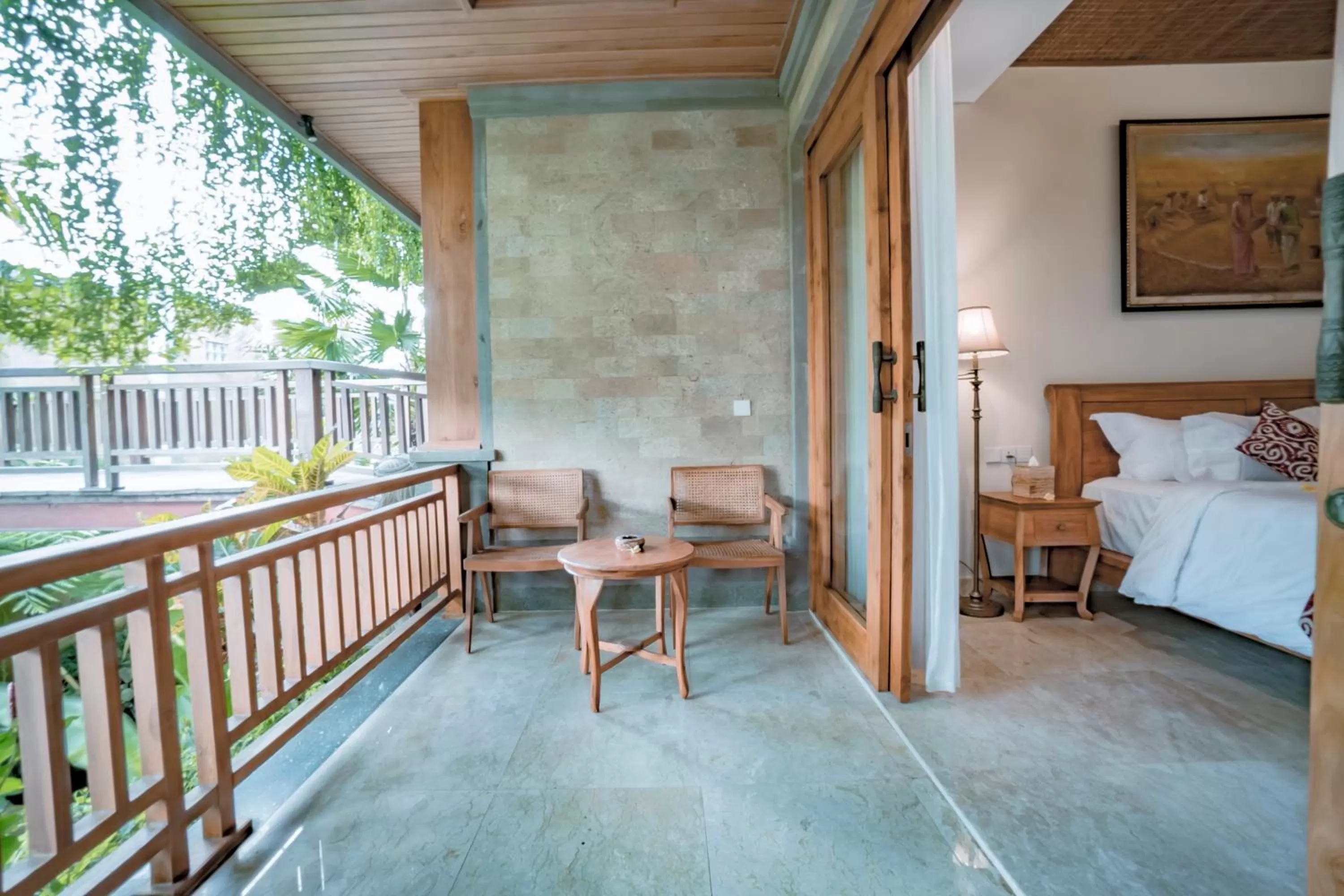 Balcony/Terrace, Bed in Weda Cita Resort and Spa by Mahaputra