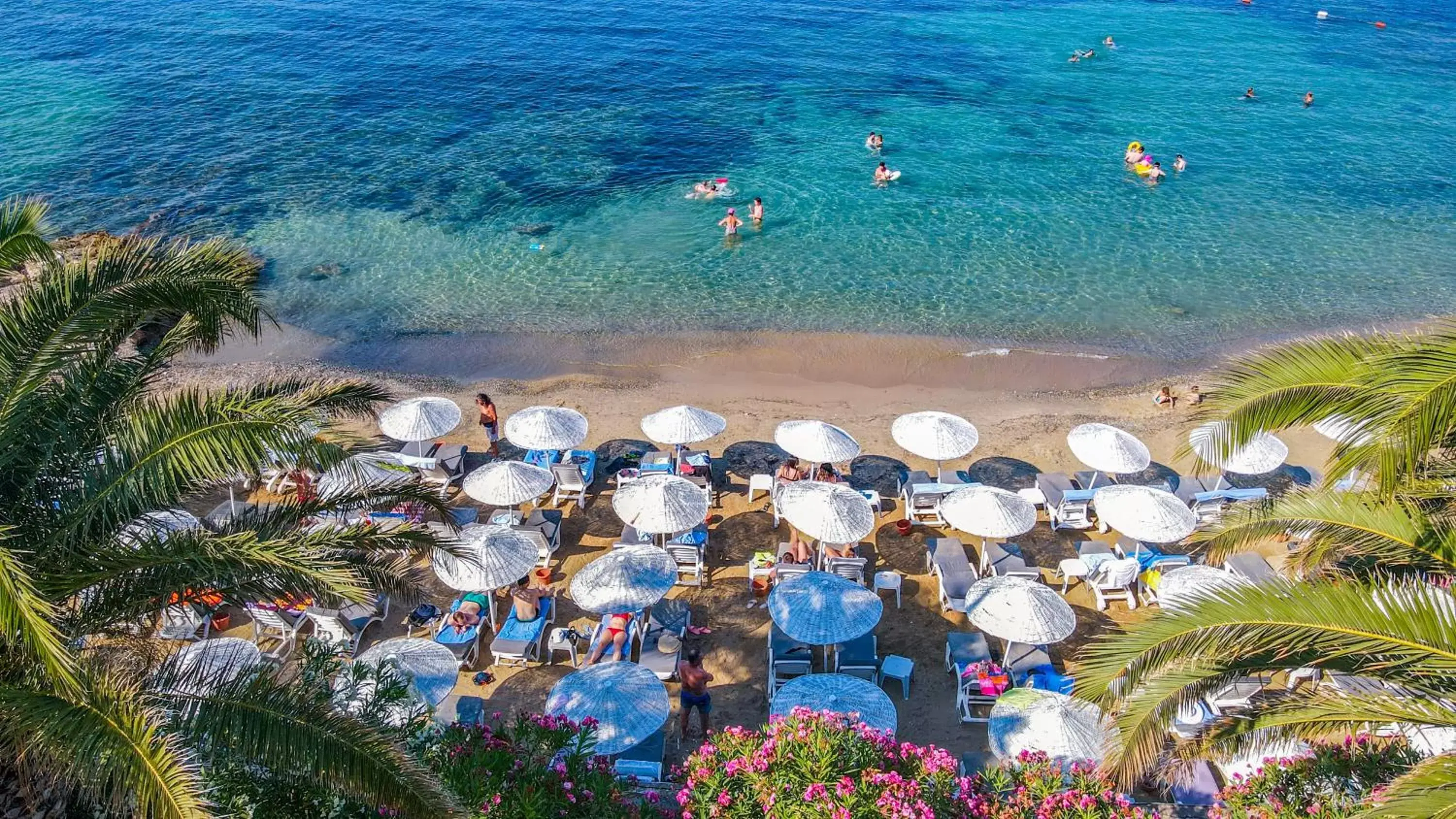 Bird's eye view, Beach in The Grand Blue Sky International - All Inclusive