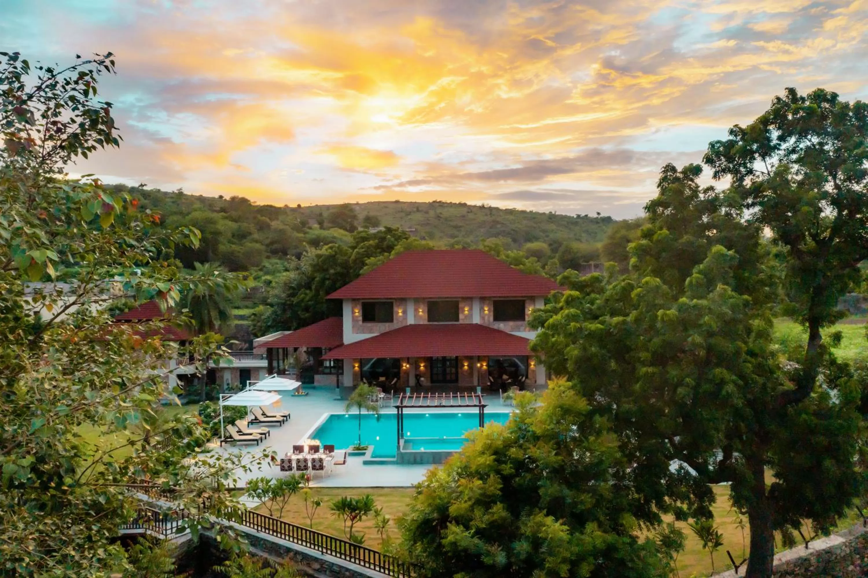 Property building in Sarasiruham Resort - Private Pool Villa in Udaipur