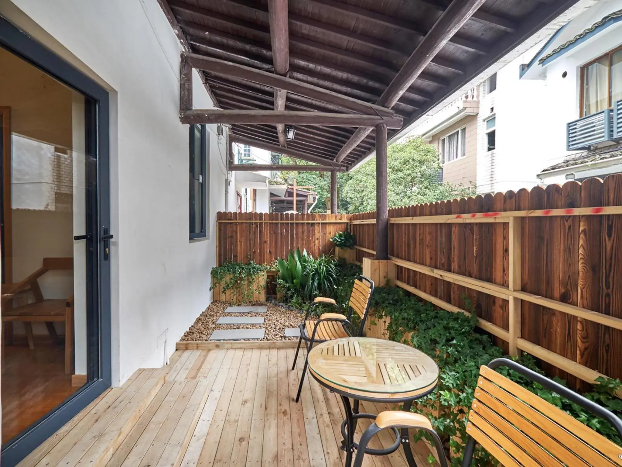 Day, Patio/Outdoor Area in Hangzhou Yueshang Yunshe Boutique Hostel