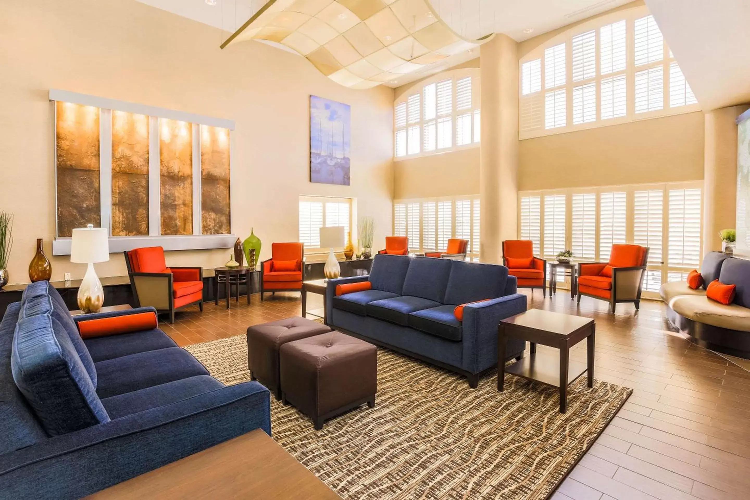 Lobby or reception, Seating Area in Comfort Suites DFW N/Grapevine