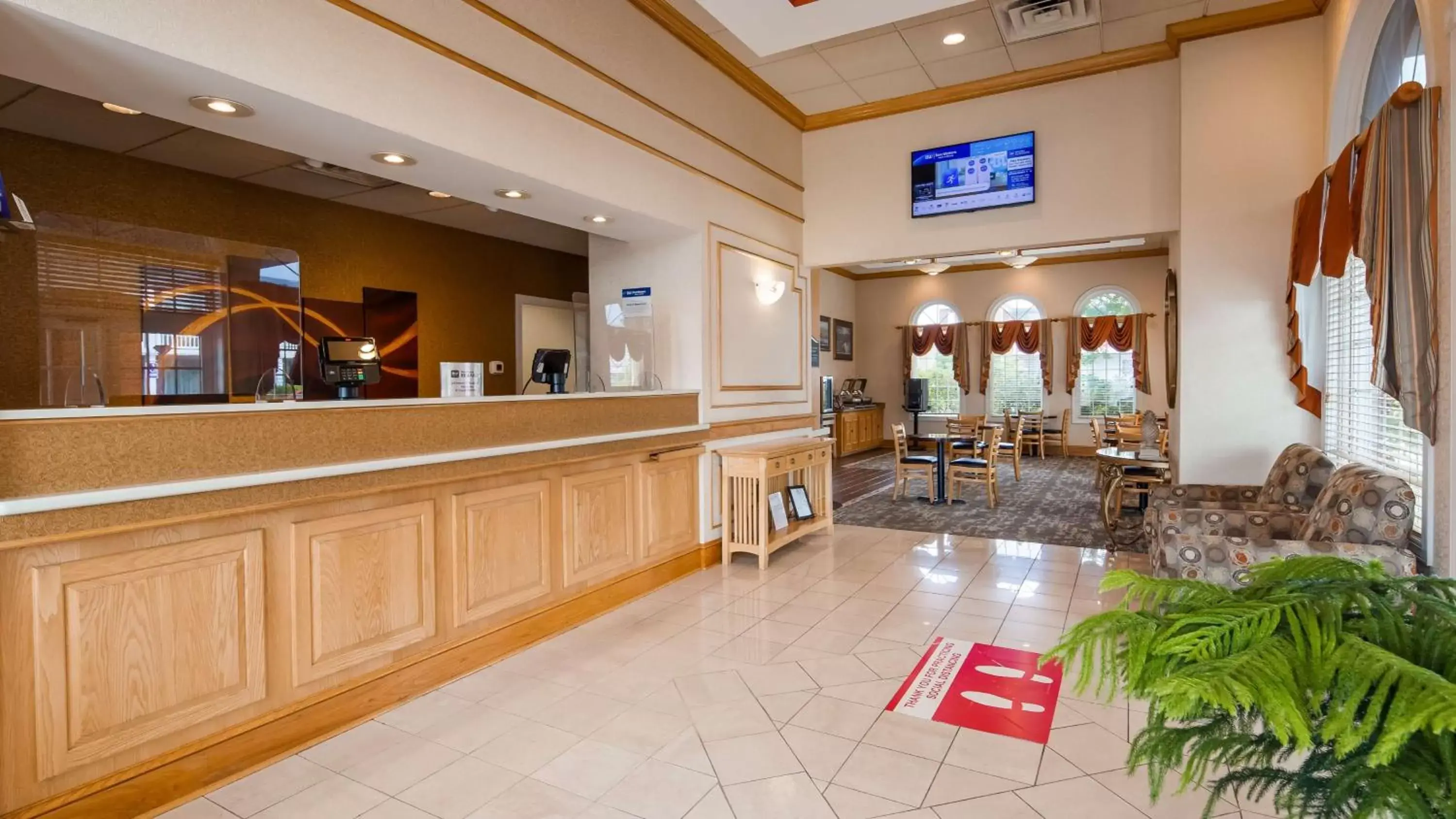 Lobby or reception in Best Western Fredericksburg Lobby or reception in Best Western Fredericksburg