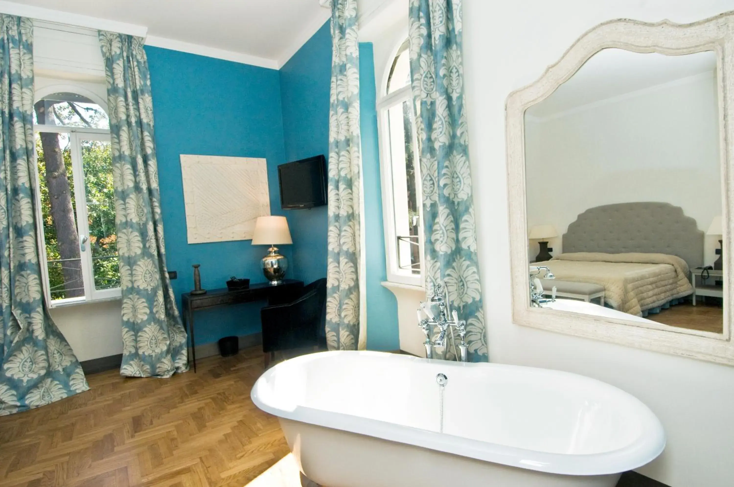 Decorative detail, Bathroom in Hotel Villa Linneo