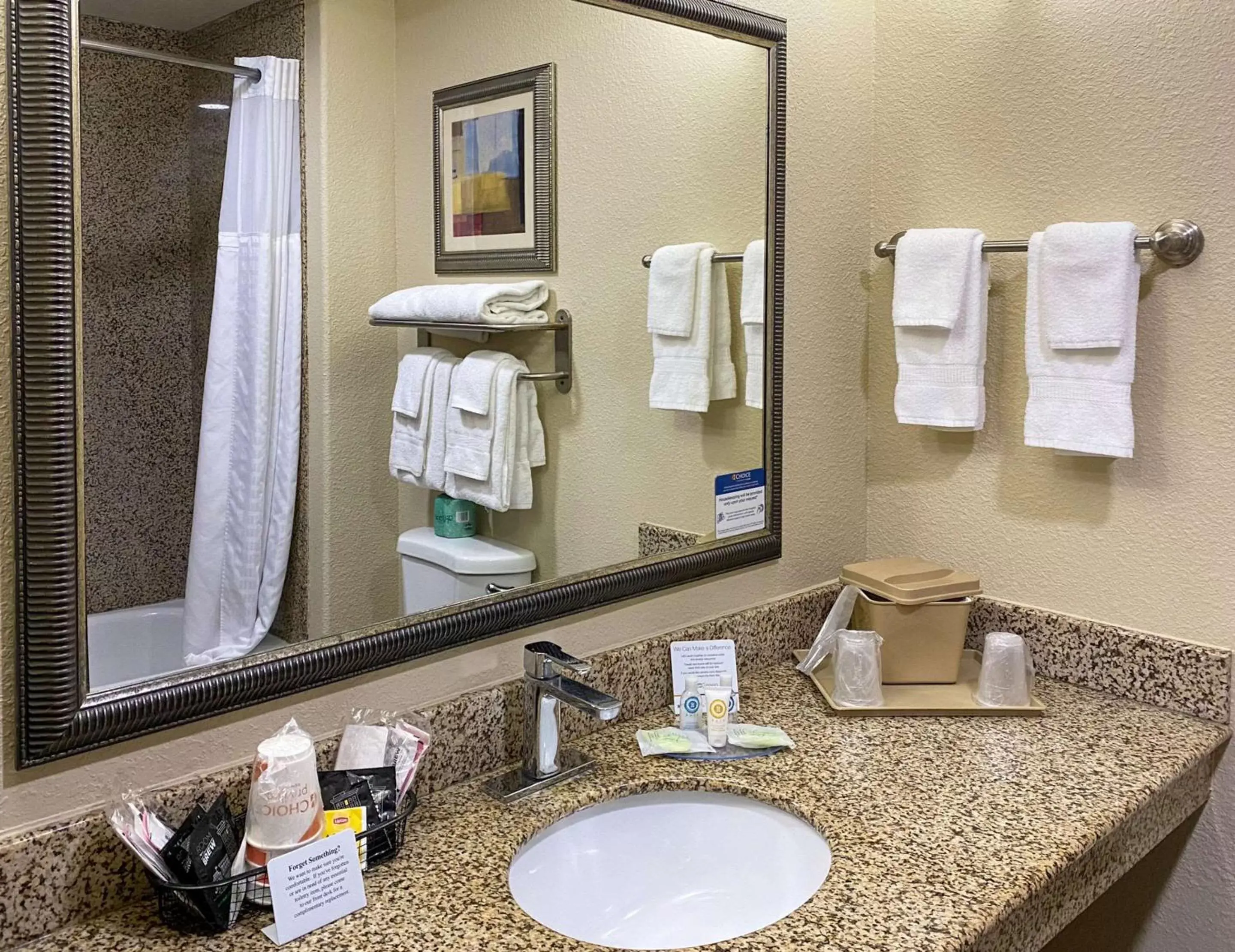 Bathroom in Comfort Suites by Choice Hotels, Kingsland, I-95, Kings Bay Naval Base
