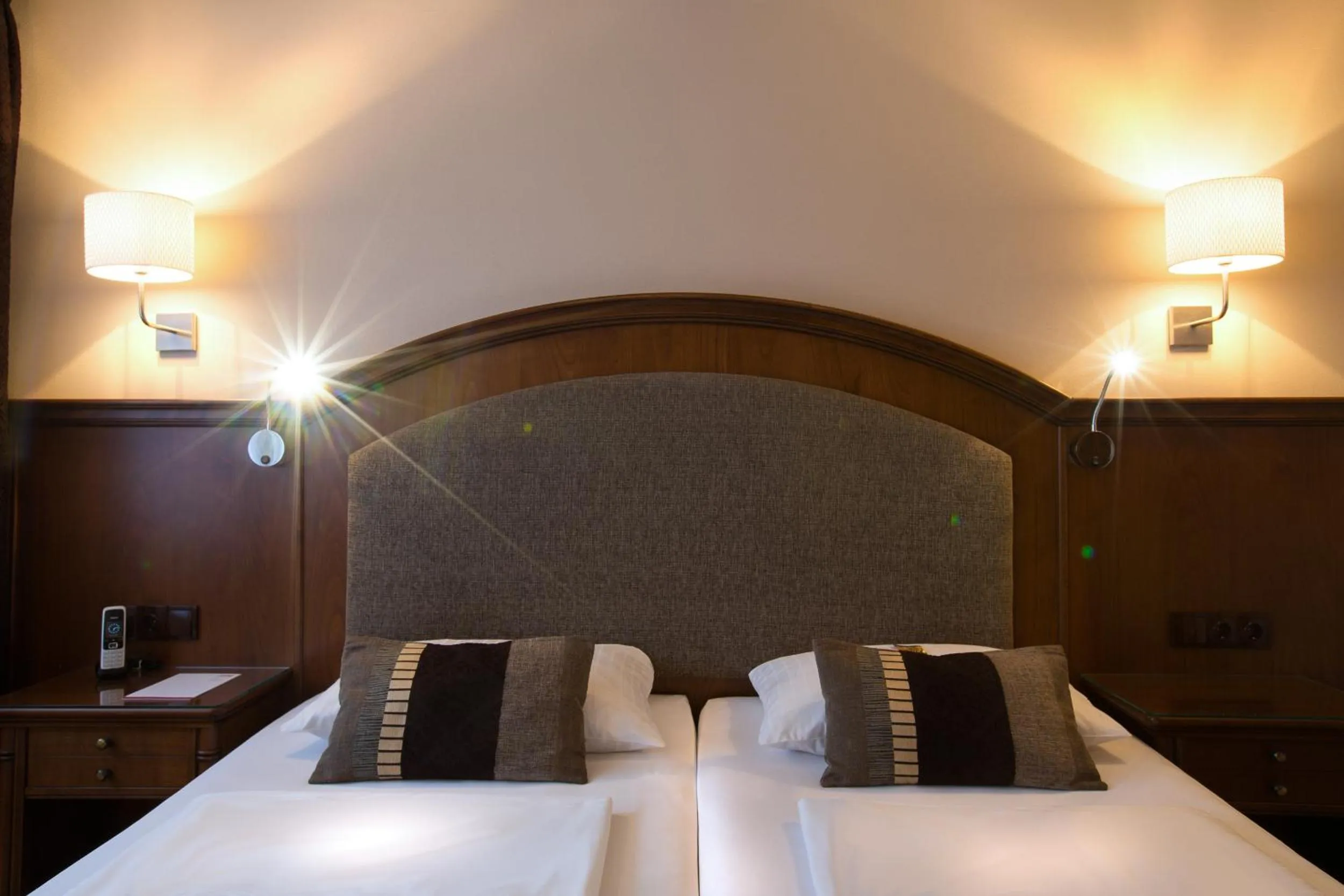 Bed in Burghotel Nürnberg