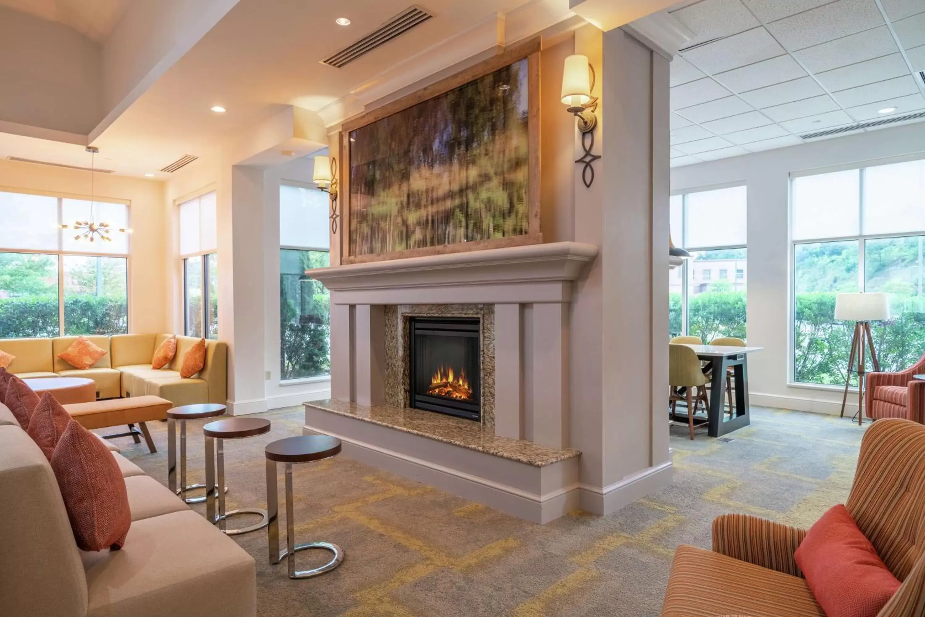 Lobby or reception, Seating Area in Hilton Garden Inn Morgantown