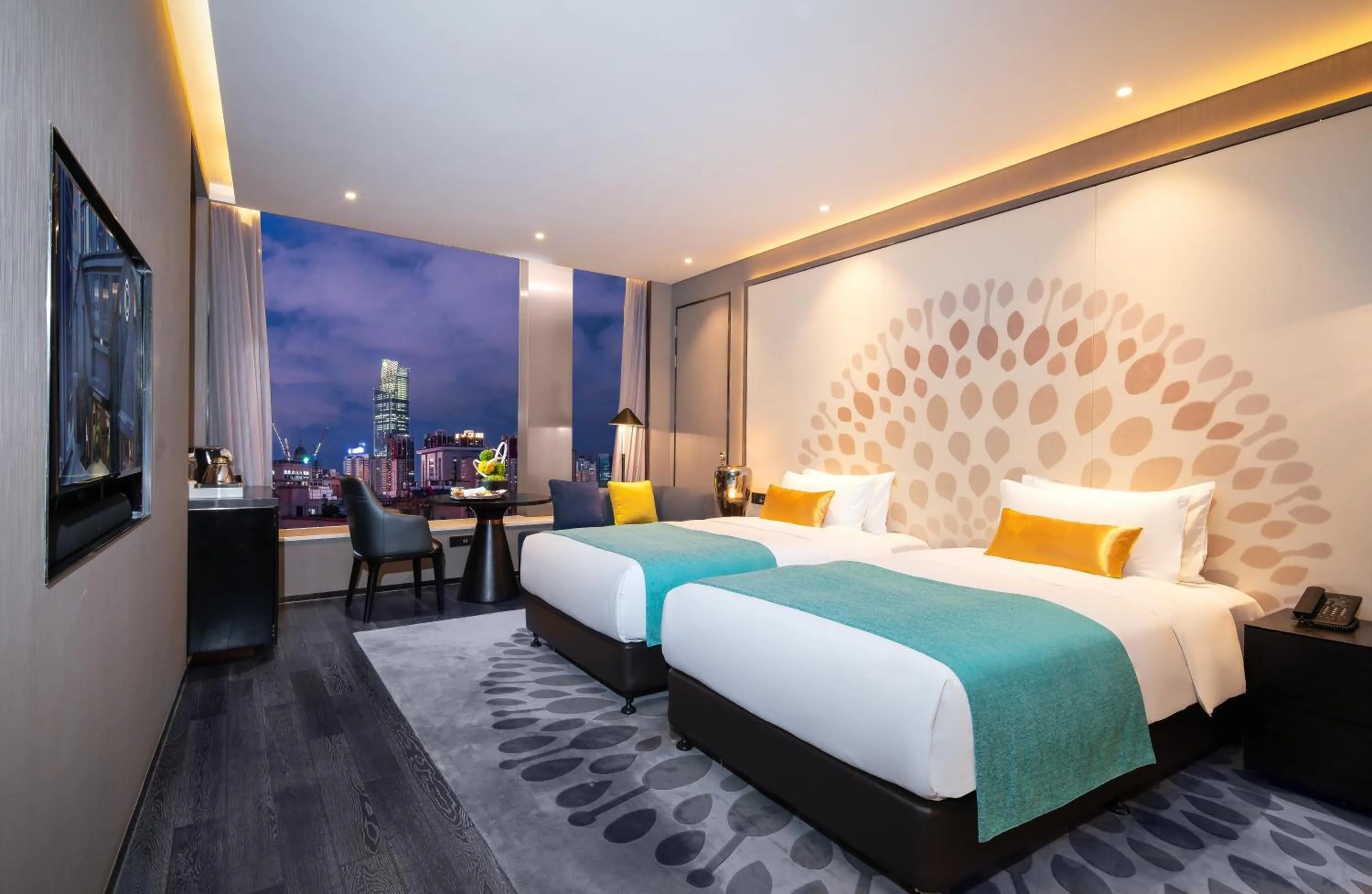 Bedroom, Bed in Cachet Boutique Kunming Artime 昆明彩云里凯世精品酒店