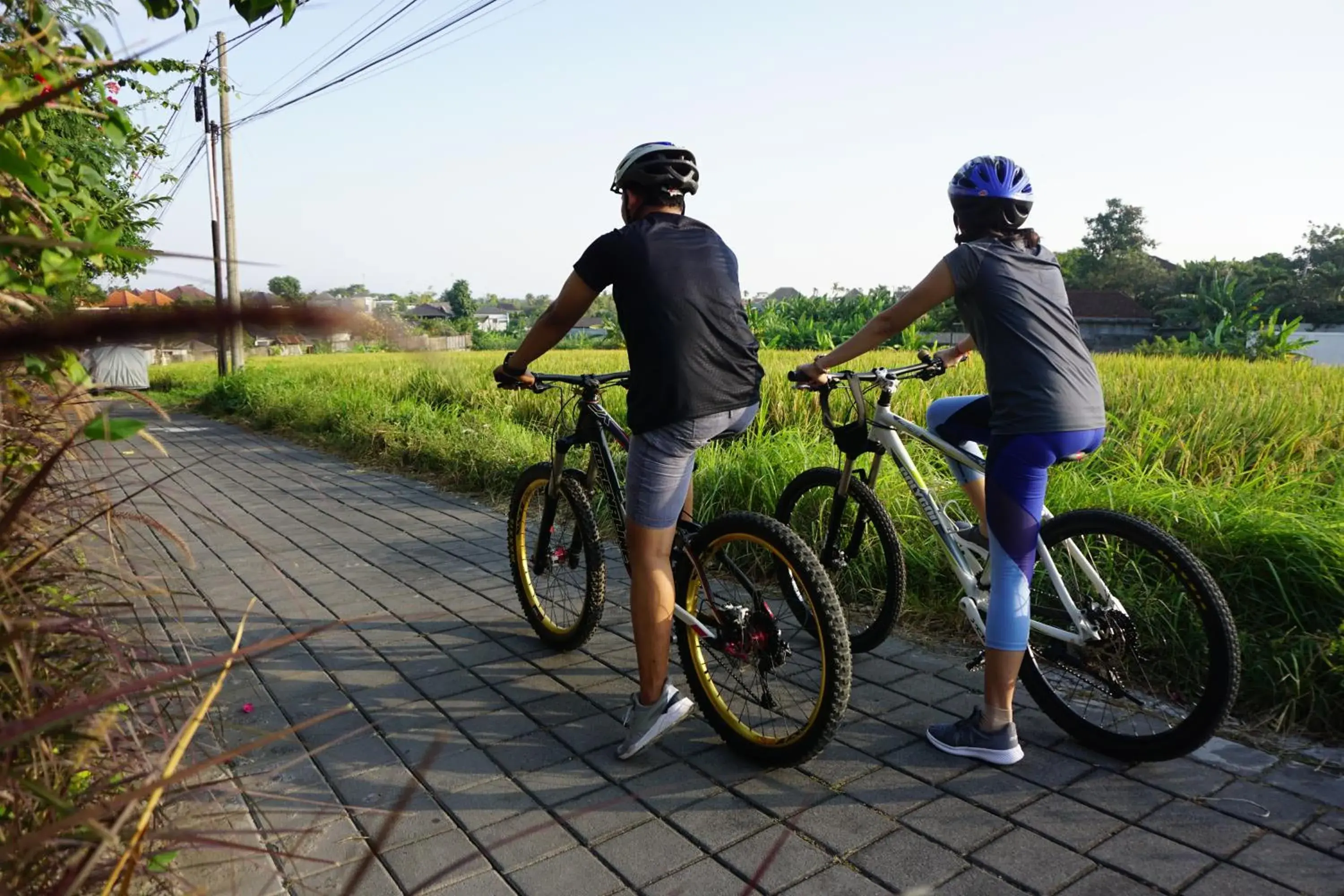 Cycling, Biking in The Bidadari Villas and Spa