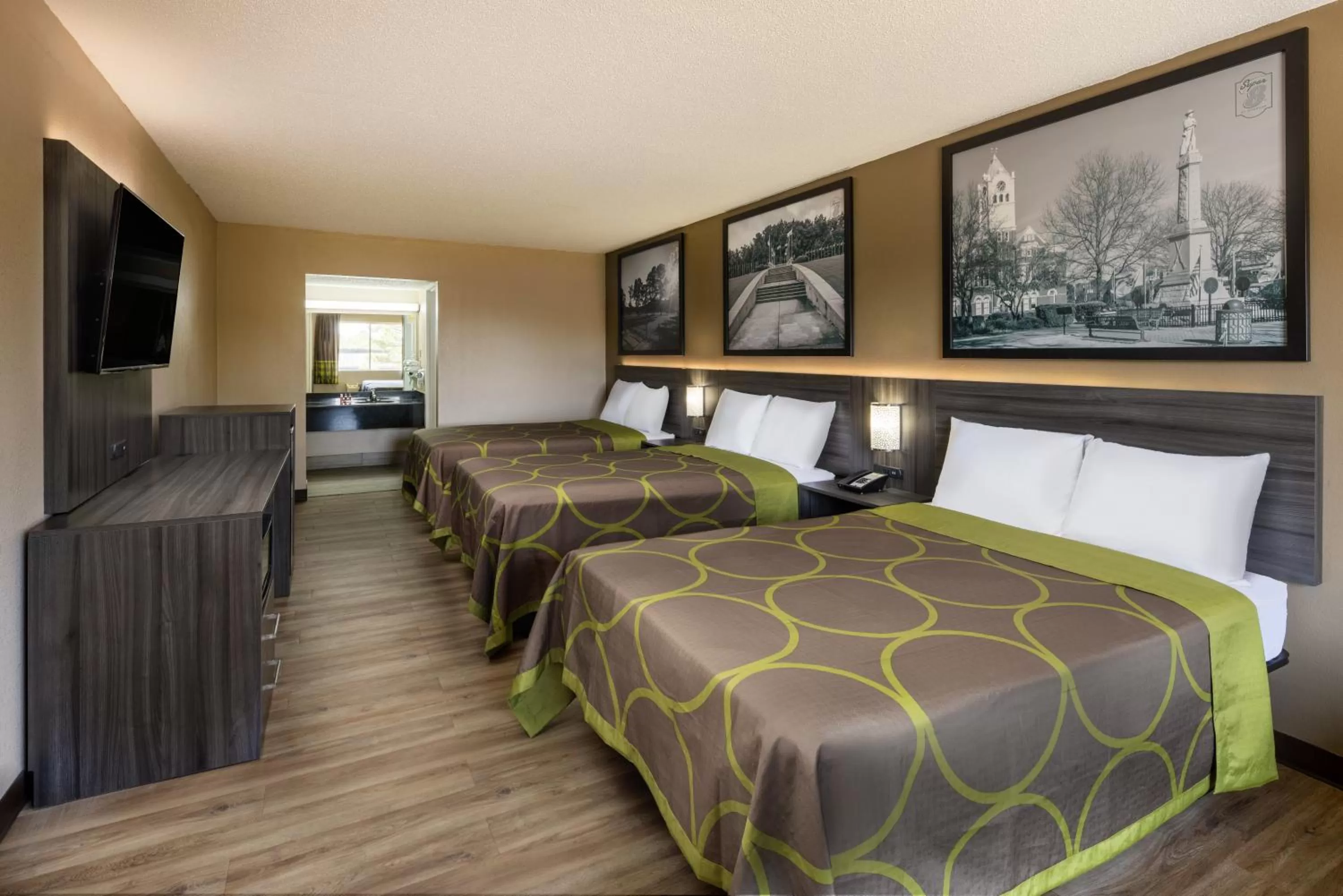 Bed in Super 8 by Wyndham McDonough GA