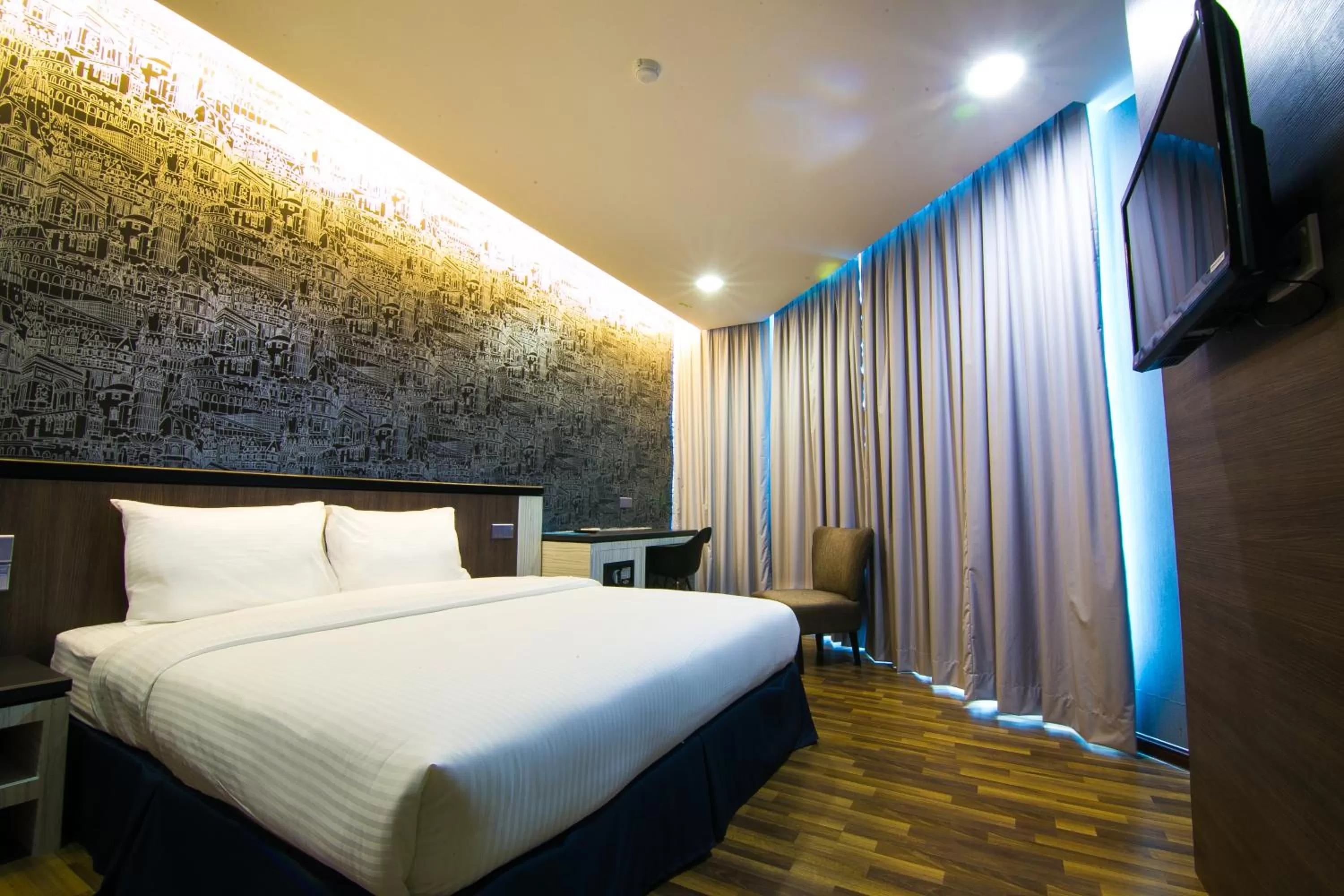 Photo of the whole room, Bed in INDRA HOTEL - BOUTIQUE SUITES