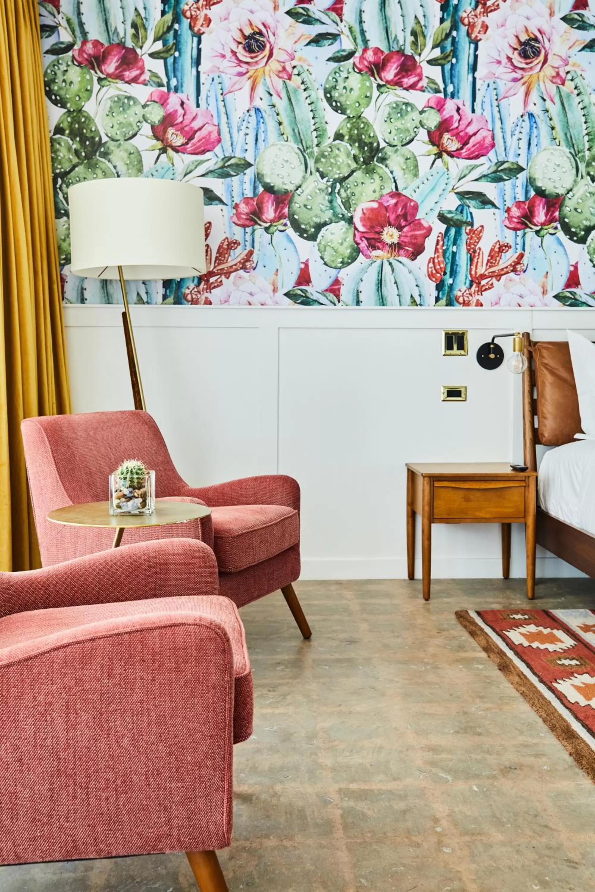 Living room in RISE Uptown