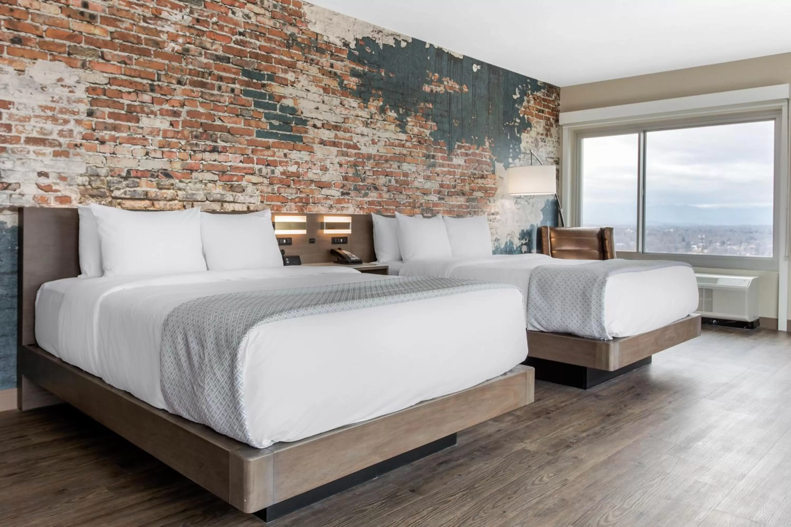 Bed in Cambria Hotel Downtown Asheville