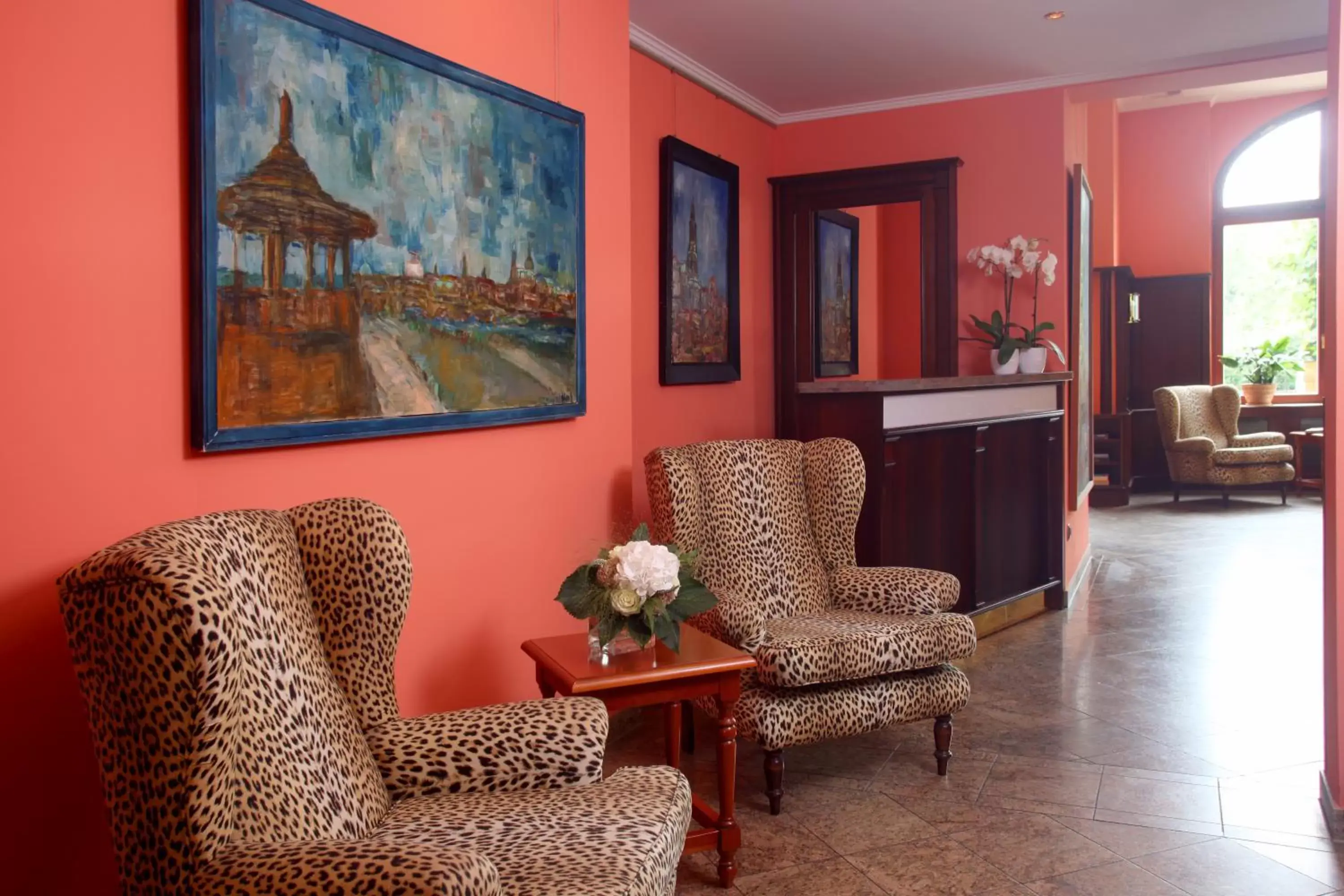 Decorative detail, Seating Area in Hotel Artushof