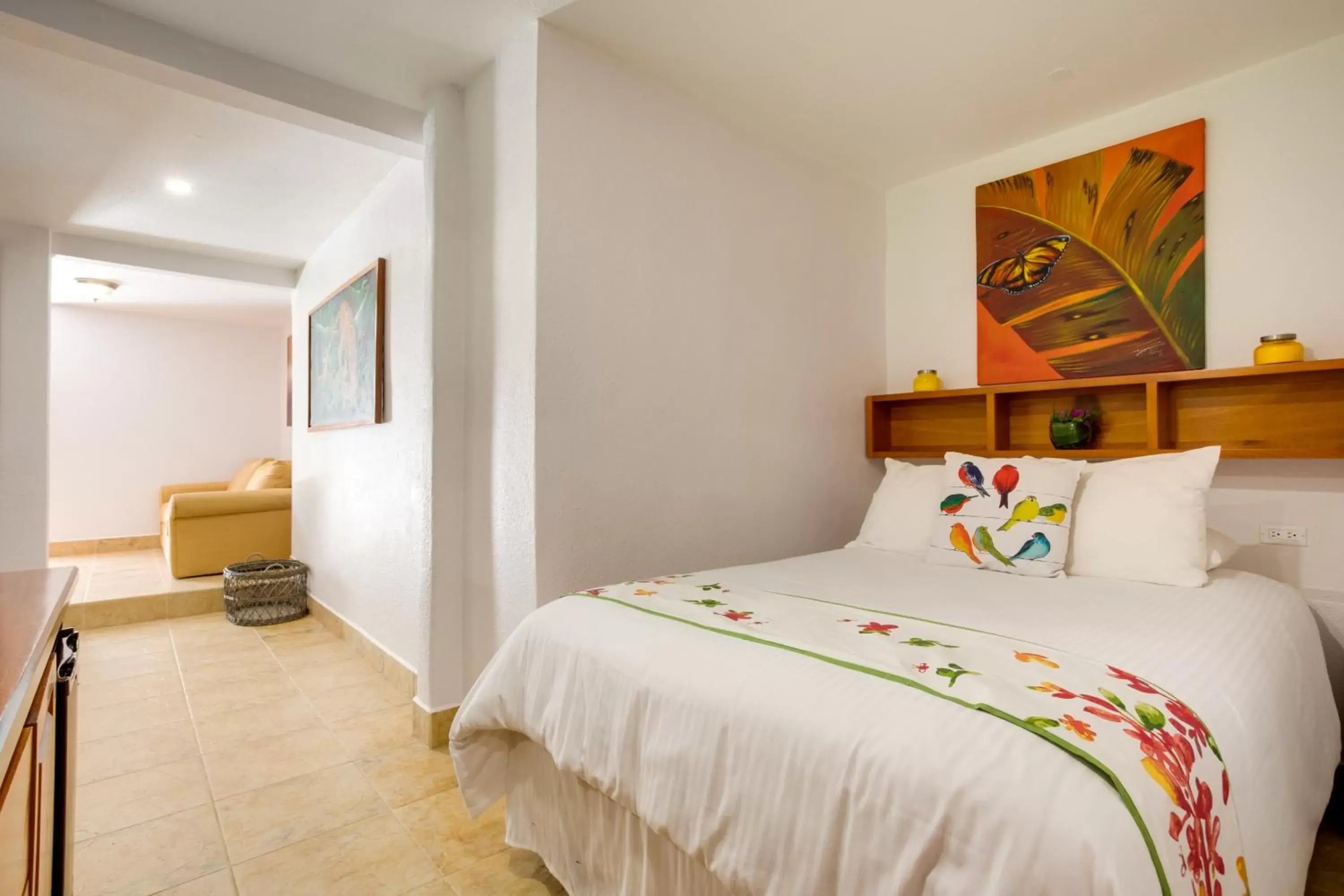 Bed in San Ignacio Resort Hotel