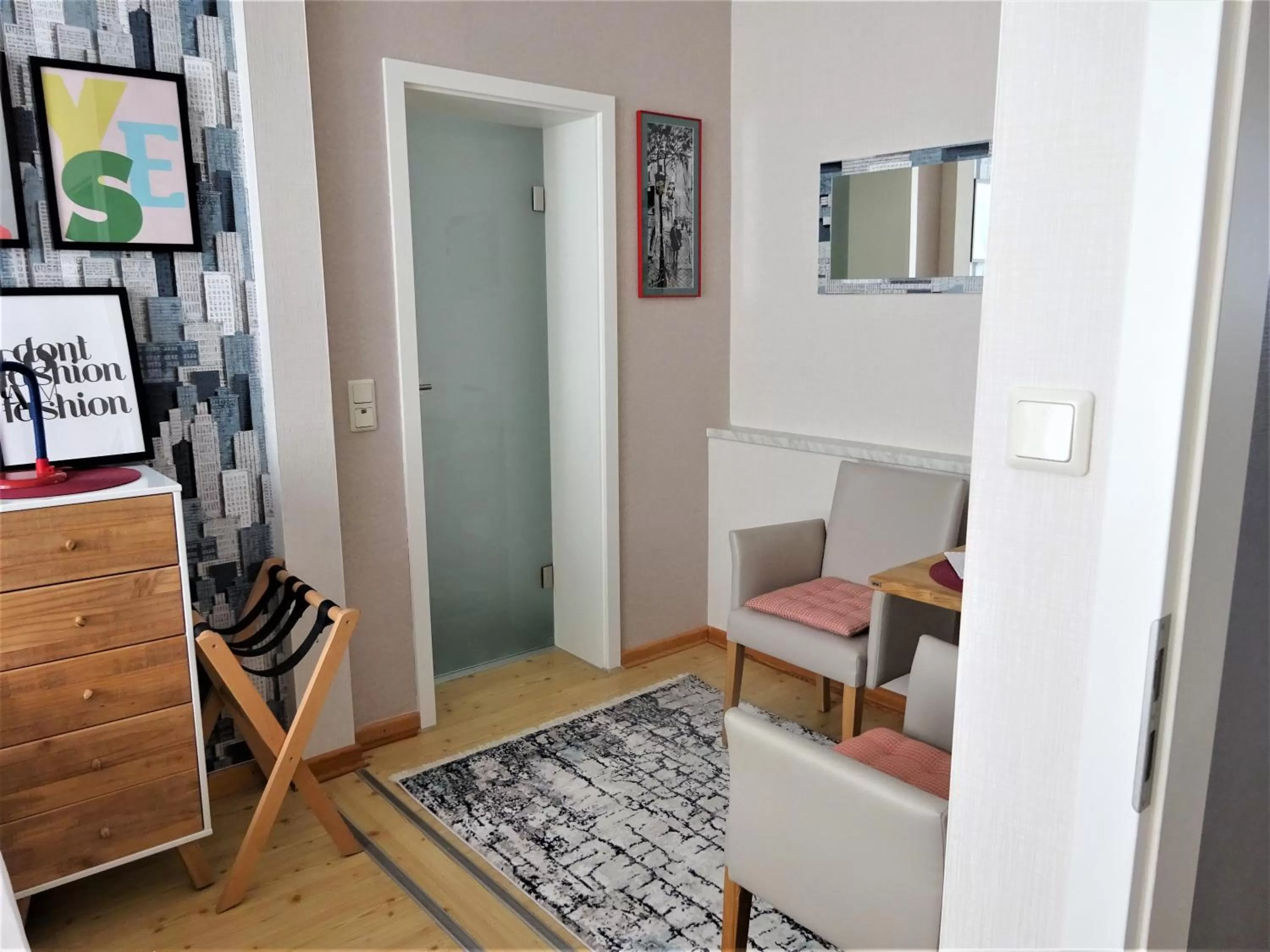 Seating area in Hotel Pension Zur Fährbrücke