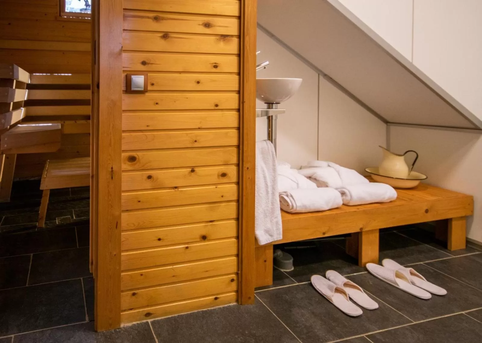 Sauna, Bed in Hotel Somlom - ECO Friendly Montseny