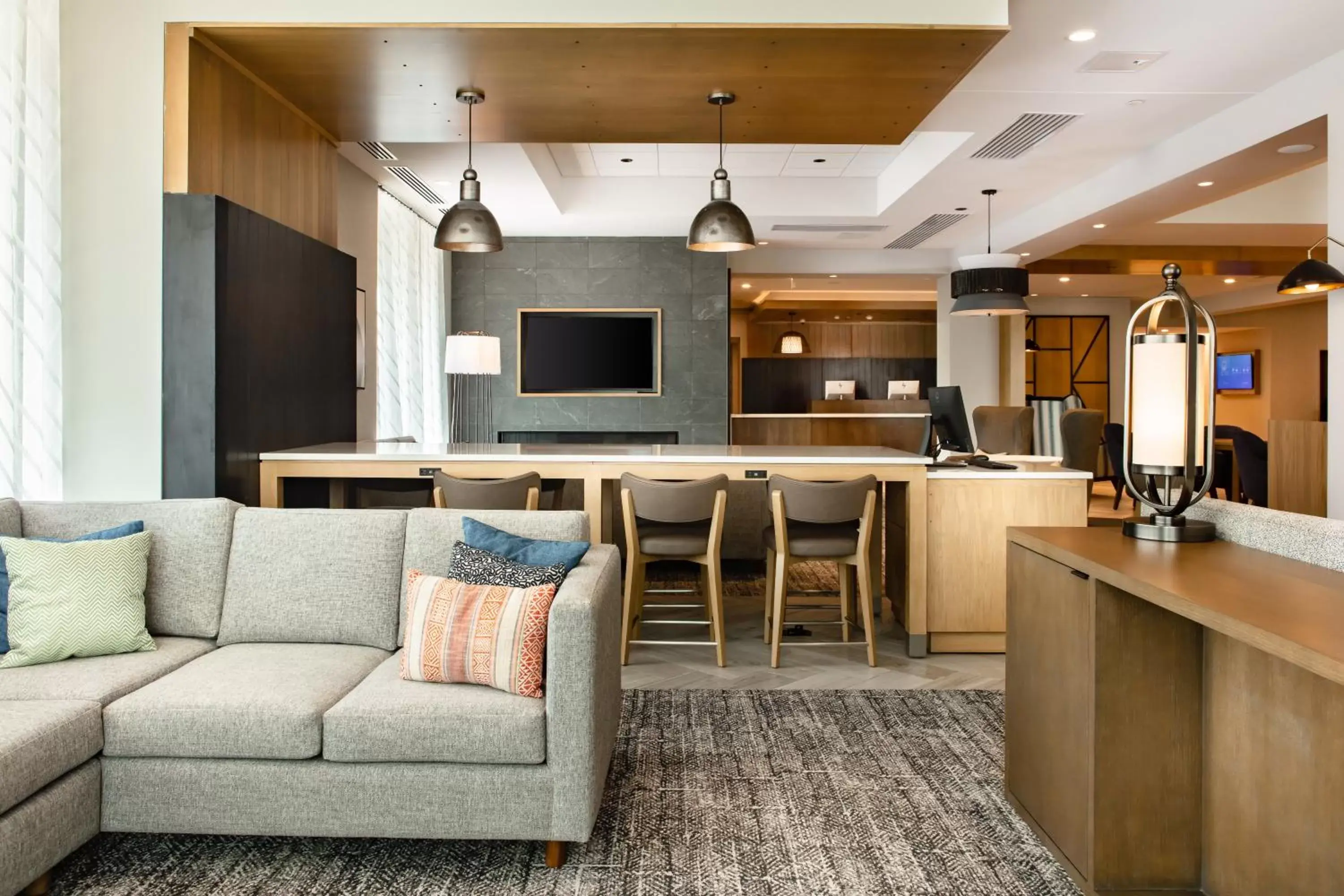 Lobby or reception in Staybridge Suites - Iowa City - Coralville by IHG Lobby or reception in Staybridge Suites - Iowa City - Coralville by IHG