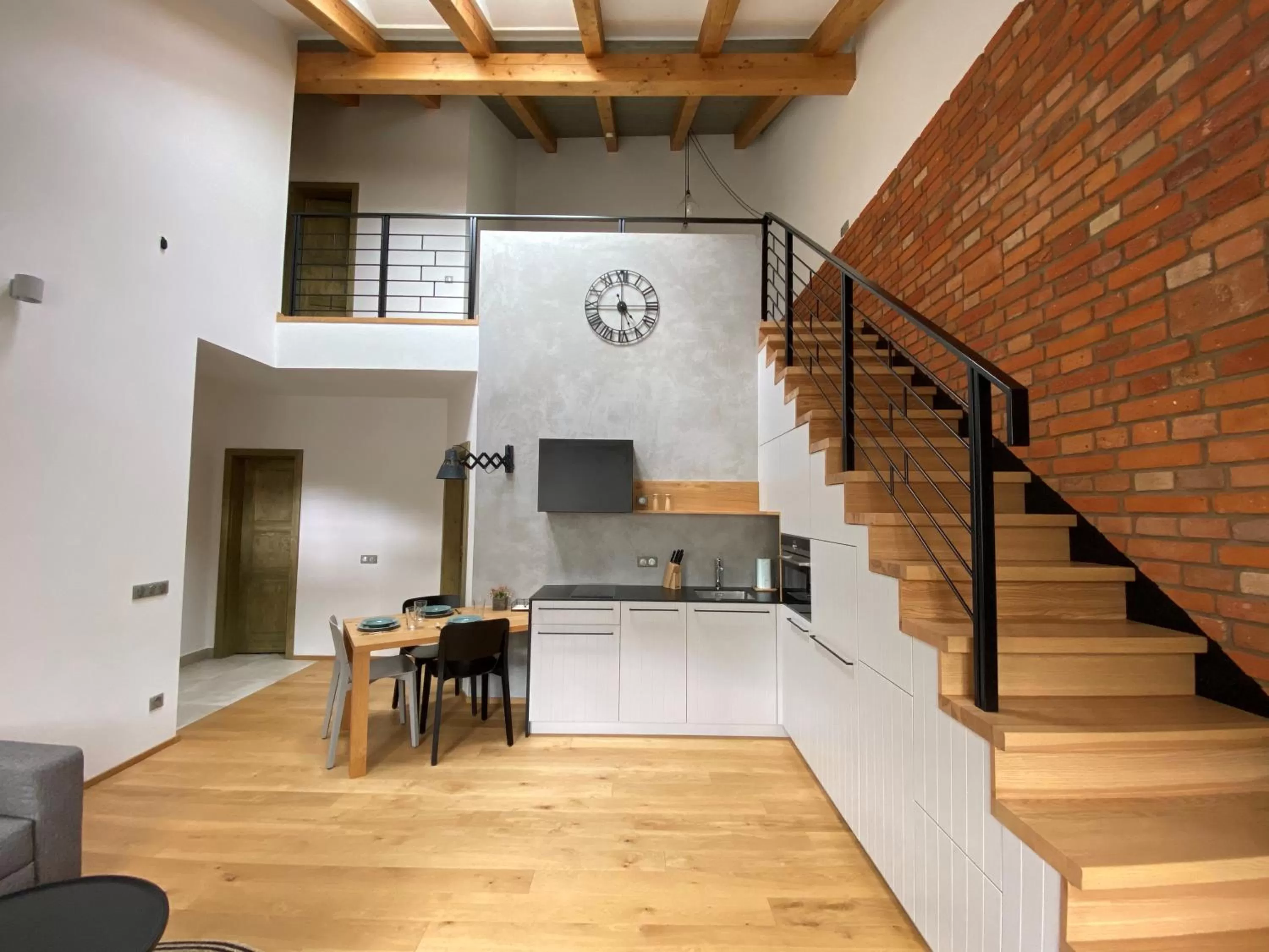 Kitchen or kitchenette in Penzion Stodola