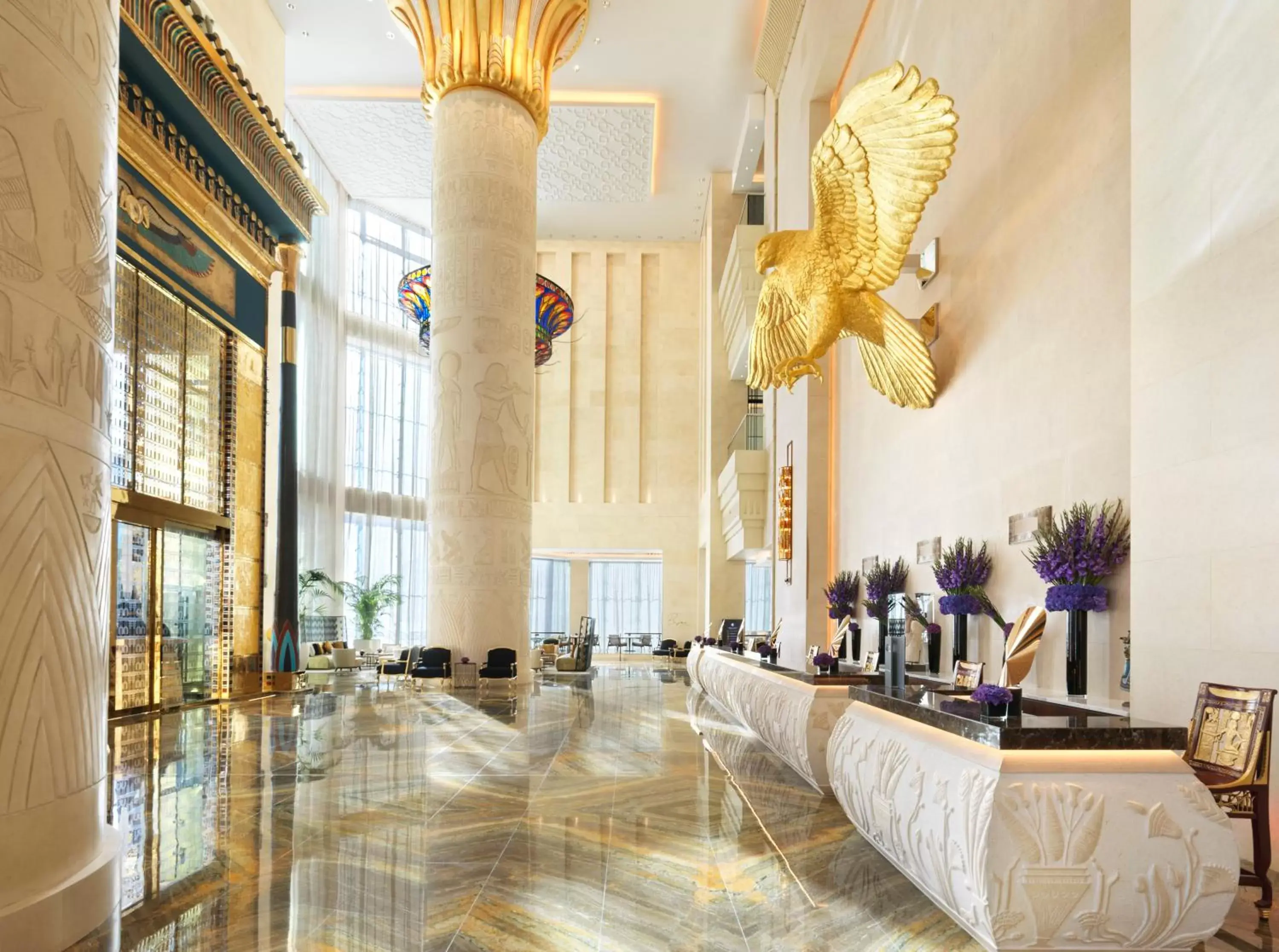 Lobby or reception, Lobby/Reception in Sofitel Dubai The Obelisk